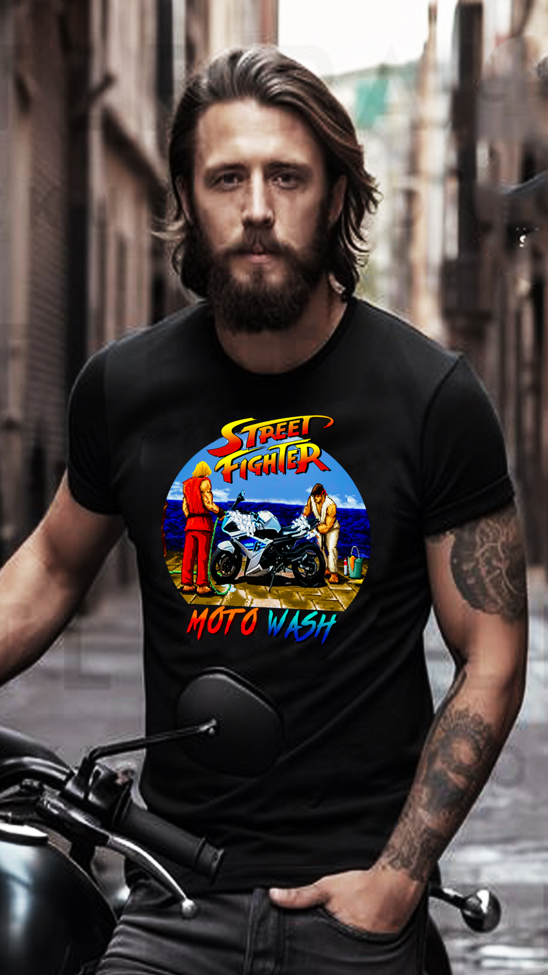 Nome do produto: CAMISETA STREET FIGHTER XJ6