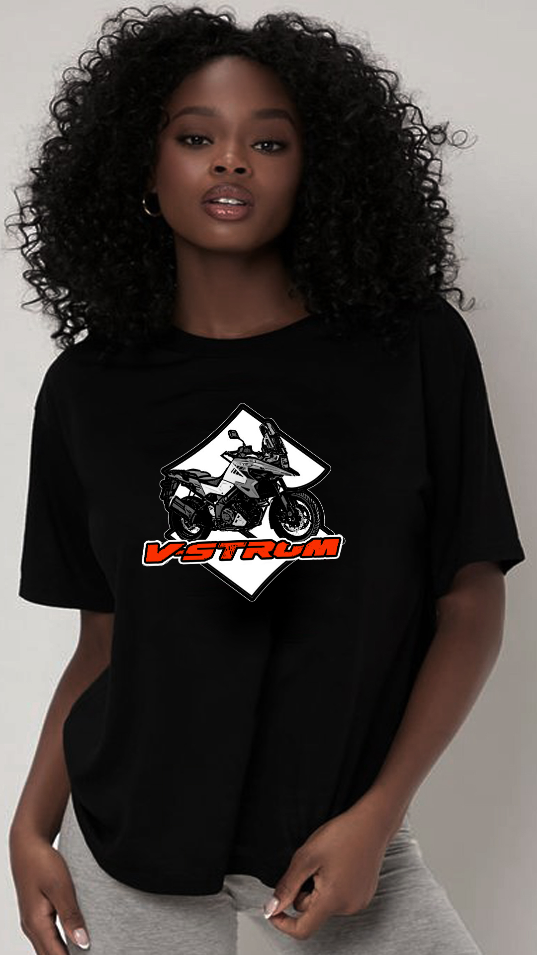 Nome do produto: CAMISETA FEMININA V-STROM 