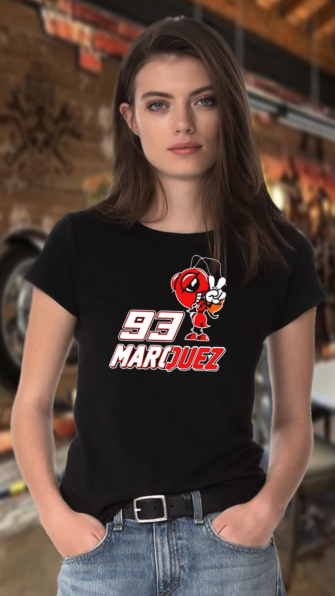Nome do produto: CAMISETA FEMININA MARC MARQUES 93