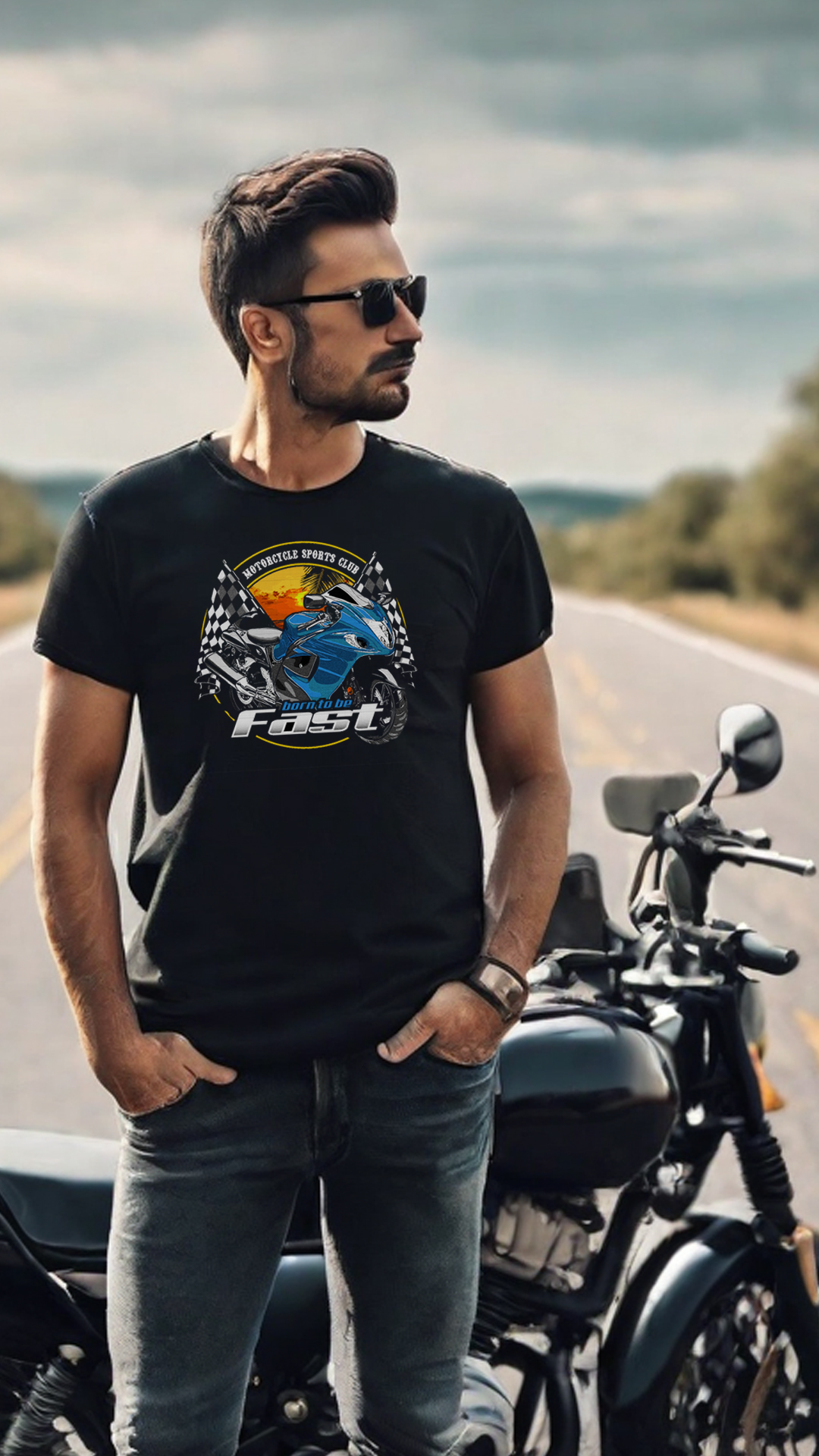Nome do produto: CAMISETA  SUZUKI HAYABUSA FAST
