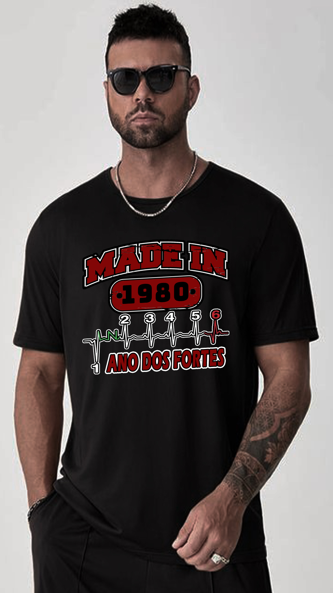 Nome do produto: CAMISETA ANOS 80