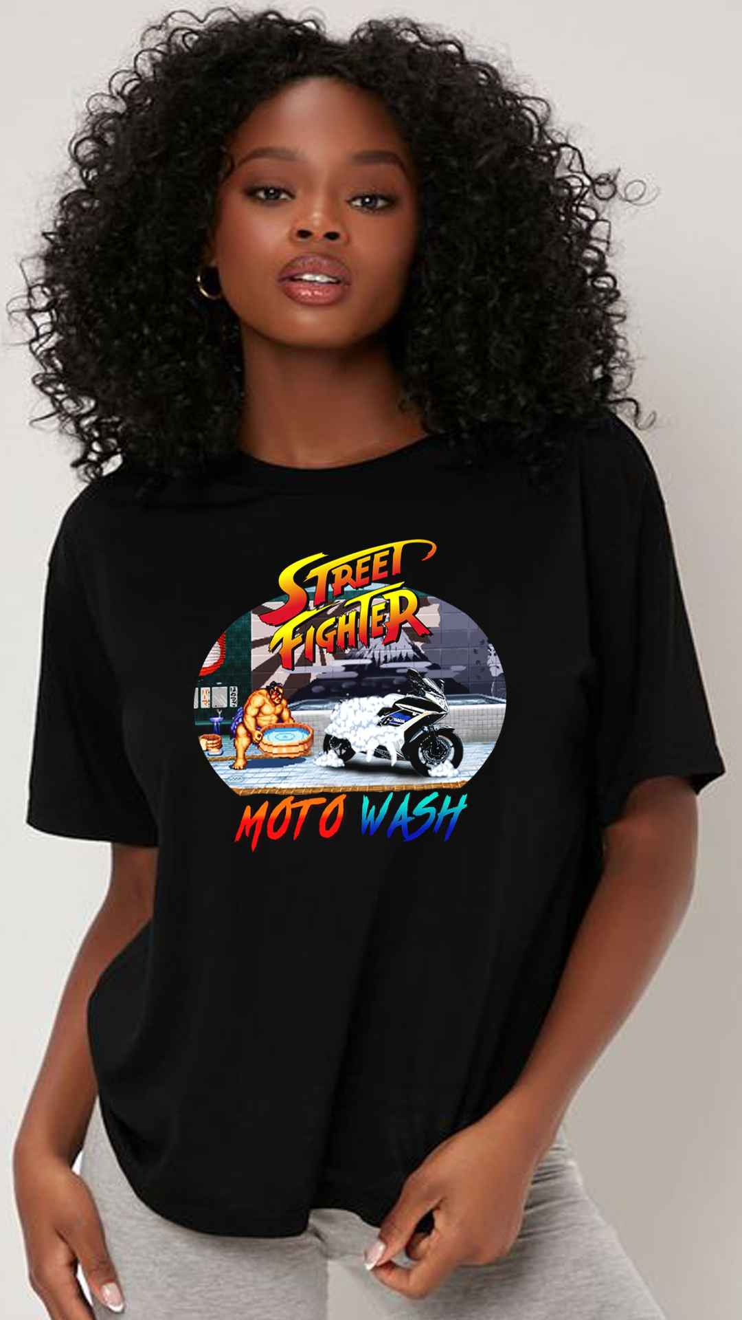 Nome do produto: CAMISETA FEMININA STREET FIGHTER  XJ6F