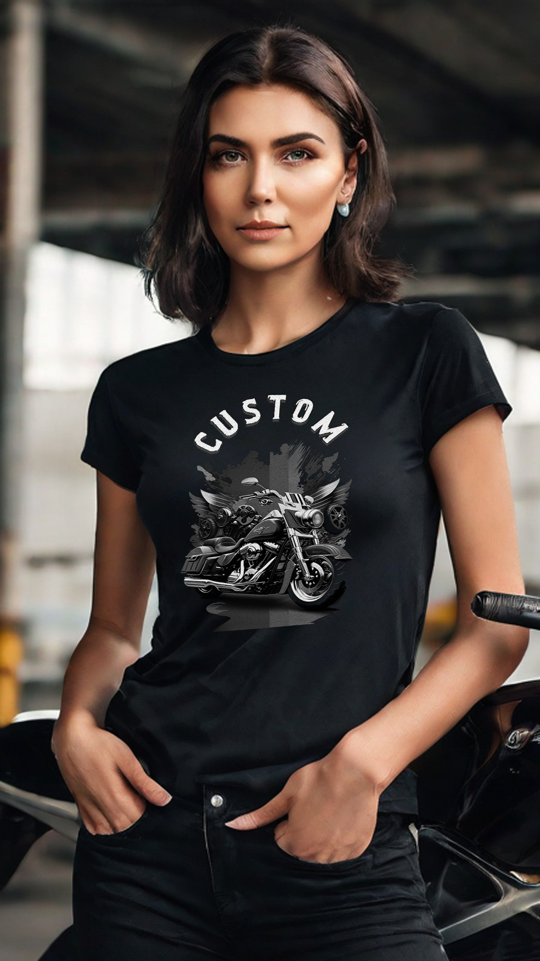 Nome do produto: CAMISETA FEMININA CUSTOM