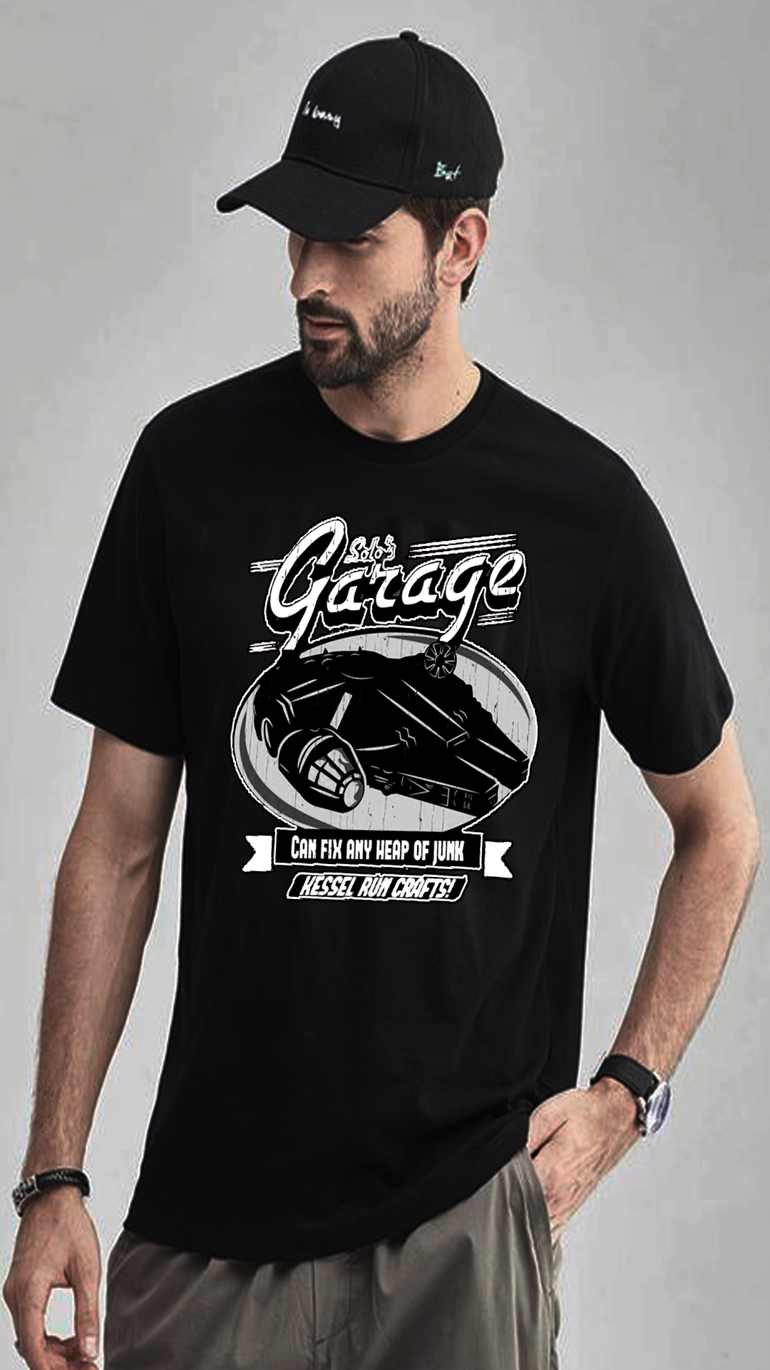 Nome do produto: CAMISETA STAR WARS Millennium Falcon 