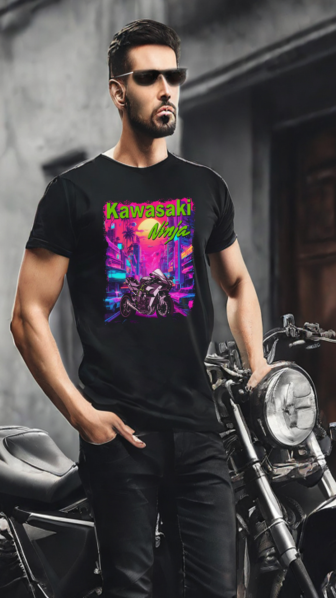 Nome do produto: CAMISETA KAWASAKI NINJA