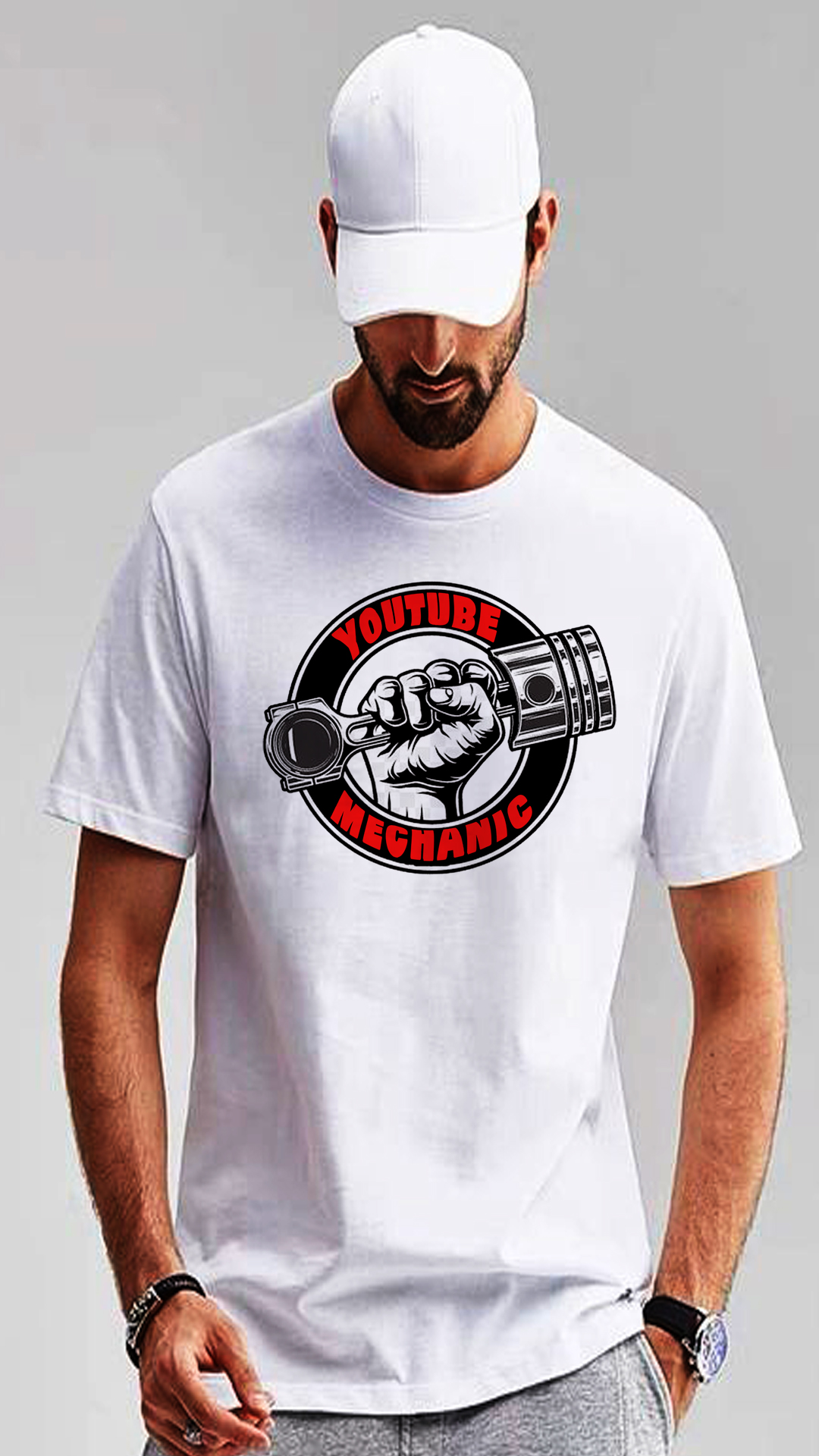 Nome do produto: CAMISETA MECÂNICO DE YOUTUBE