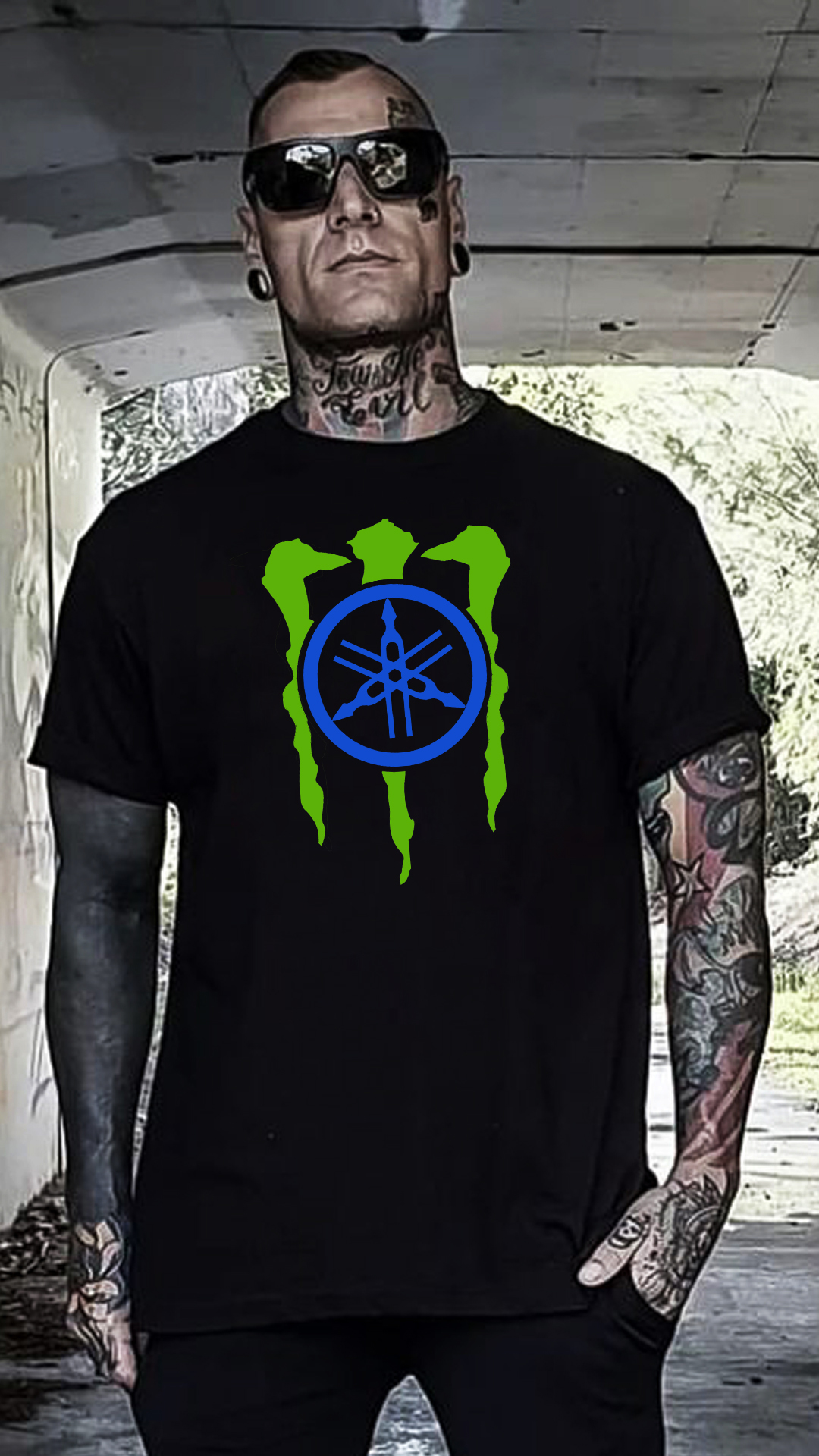 Nome do produto: CAMISETA YAMAHA MONSTER