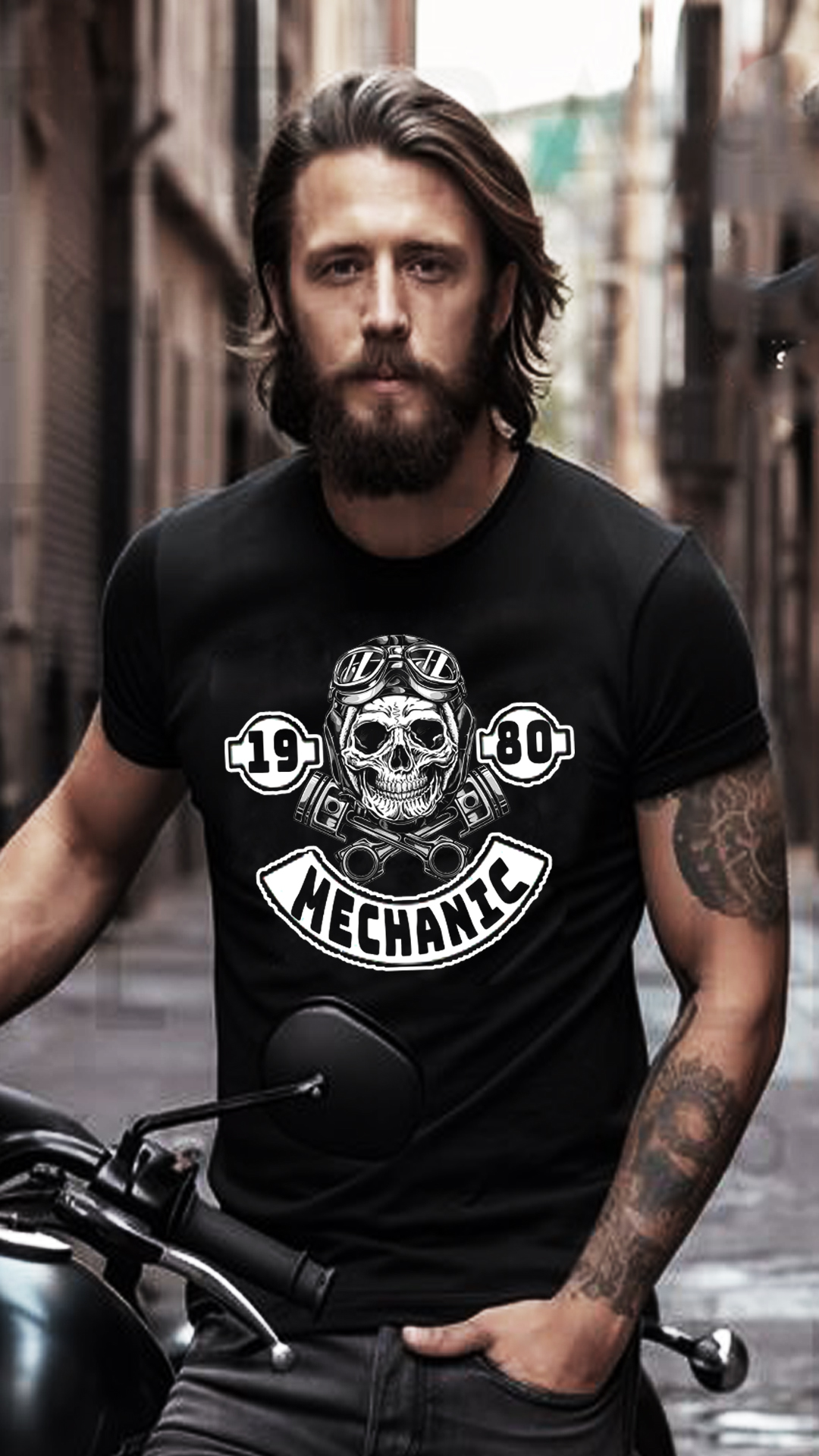 Nome do produto: CAMISETA CAVEIRA MECÂNICO