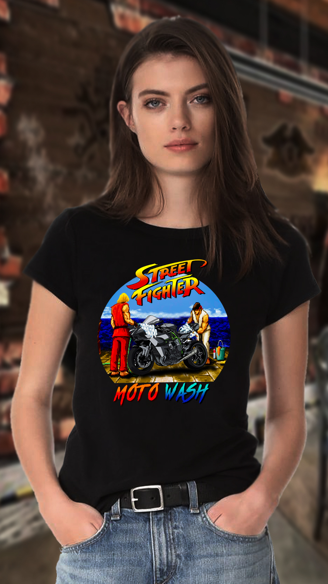Nome do produto: CAMISETA FEMININA STREET FIGHTER NINJA H2