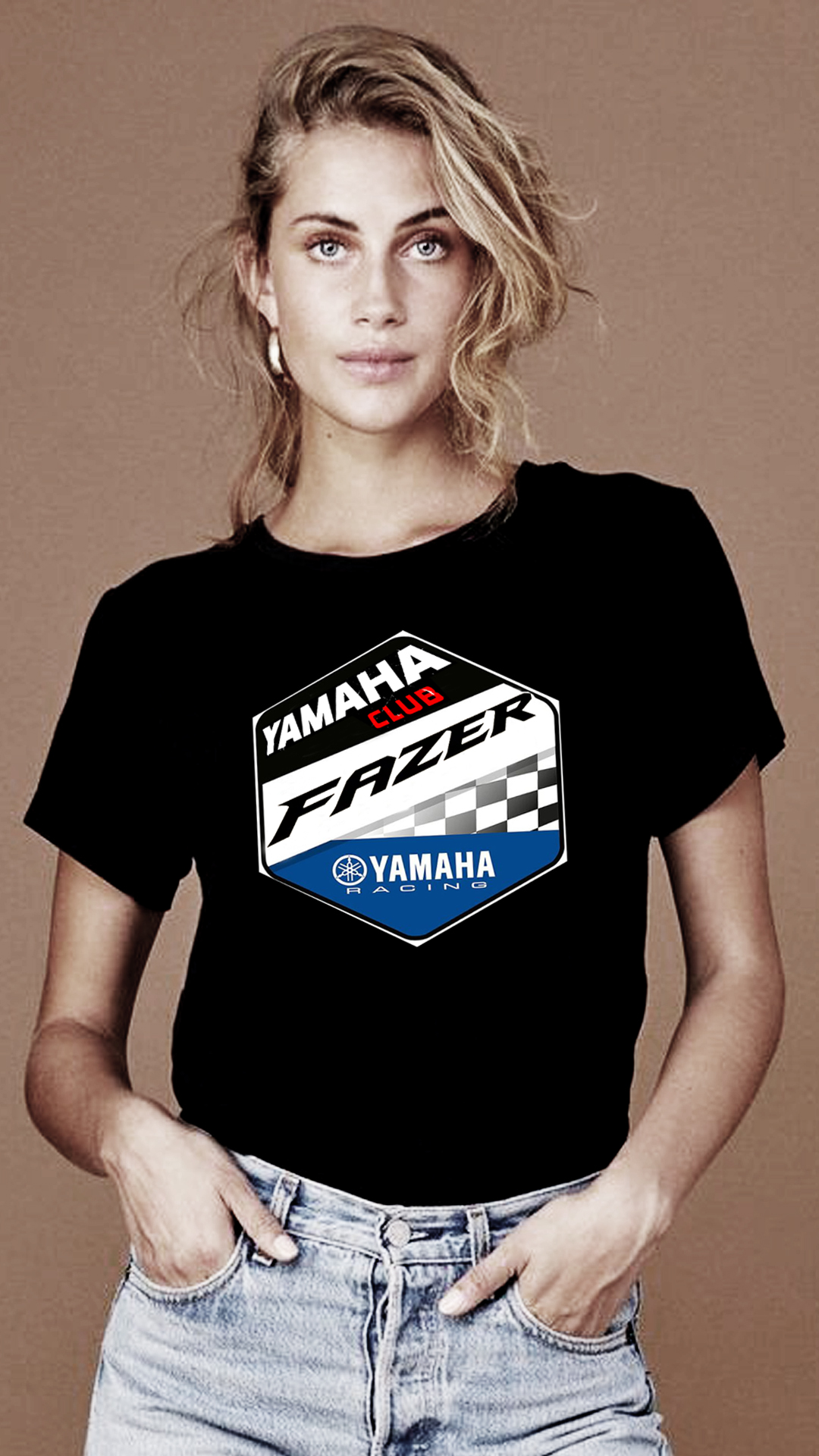 Nome do produto: CAMISETA FEMININA YAMAHA FAZER