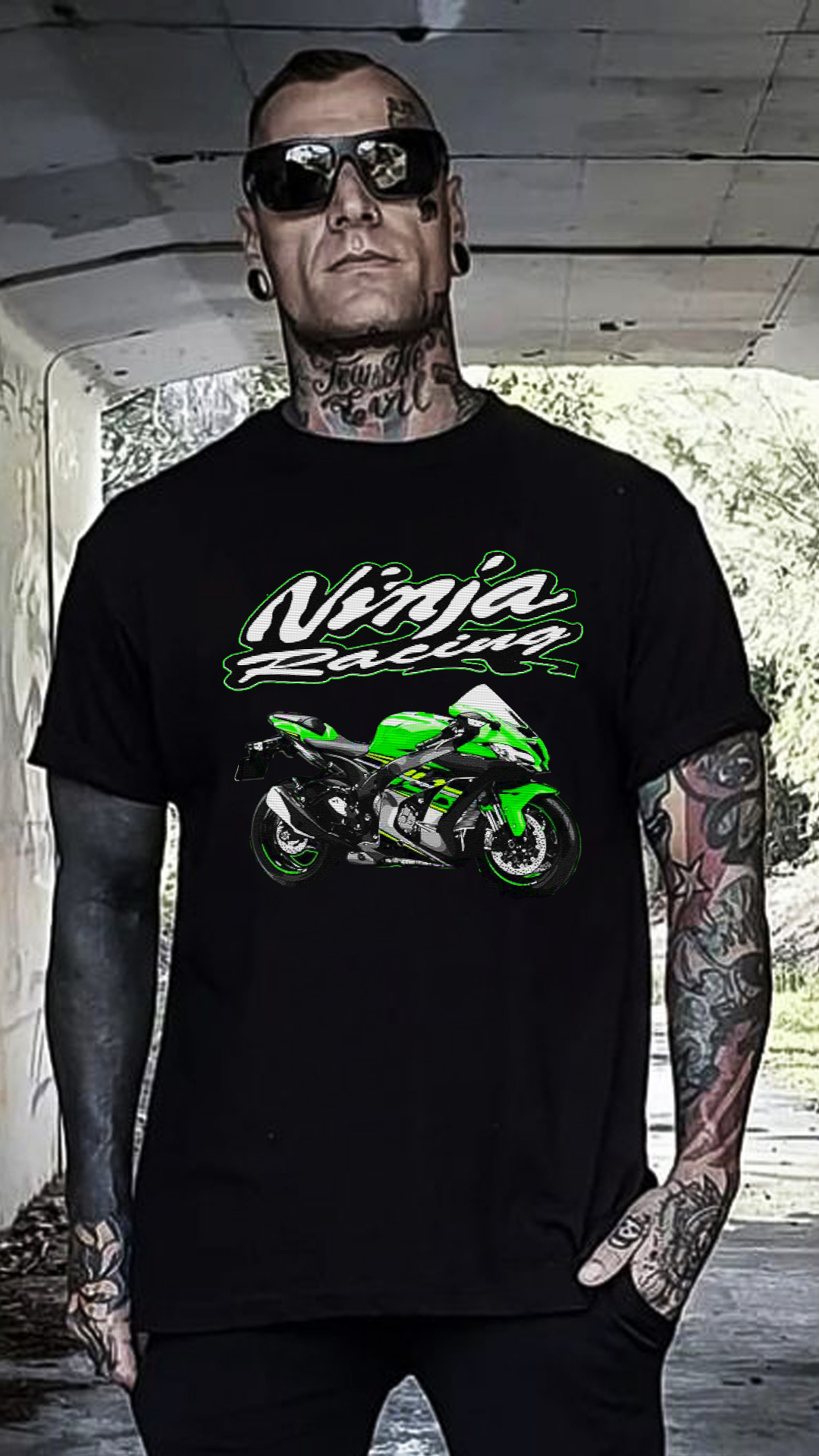 Nome do produto: CAMISETA KAWASAKI NINJA RACING