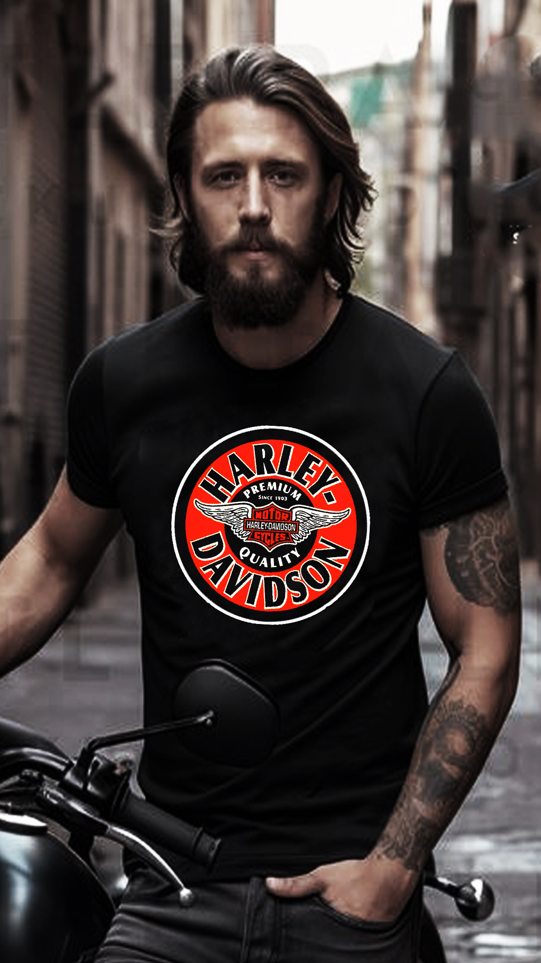 Nome do produto: CAMISETA HARLEY DAVIDSON