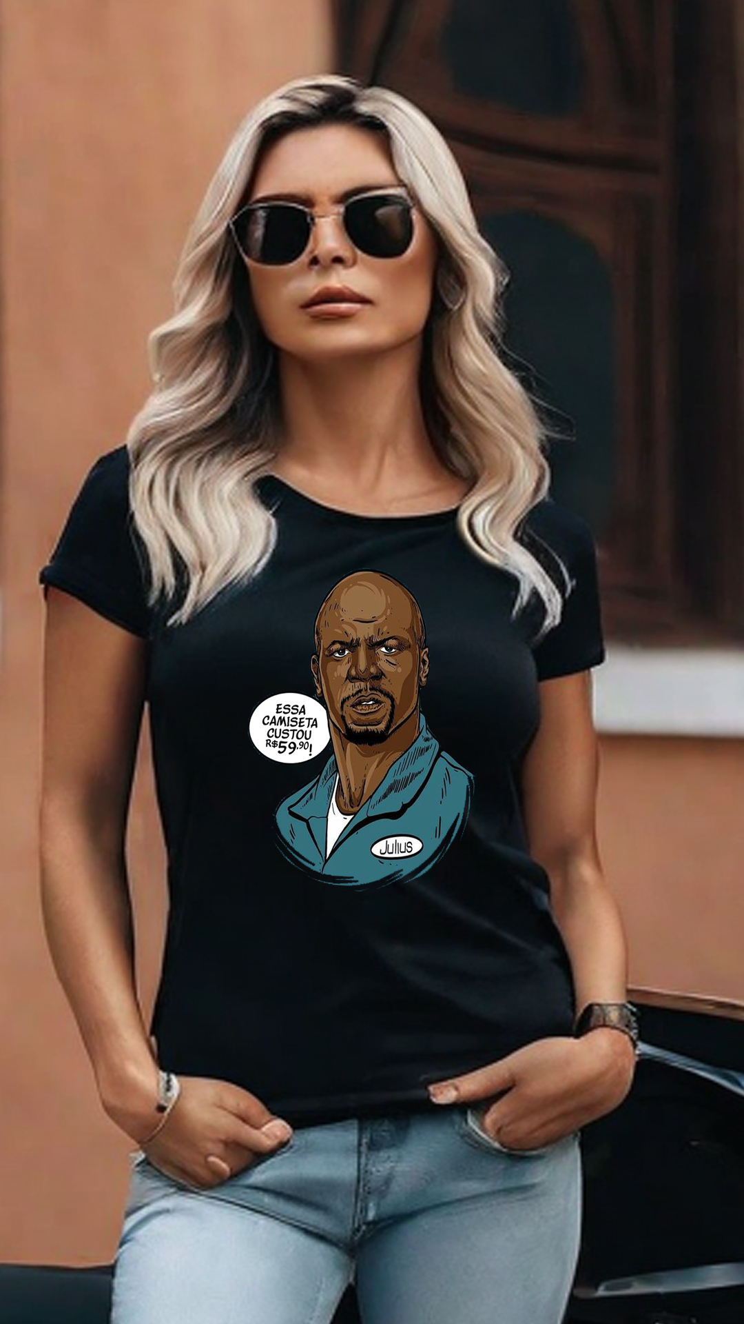 Nome do produto: CAMISETA FEMININA TODO MUNDO ODEIA O CRIS