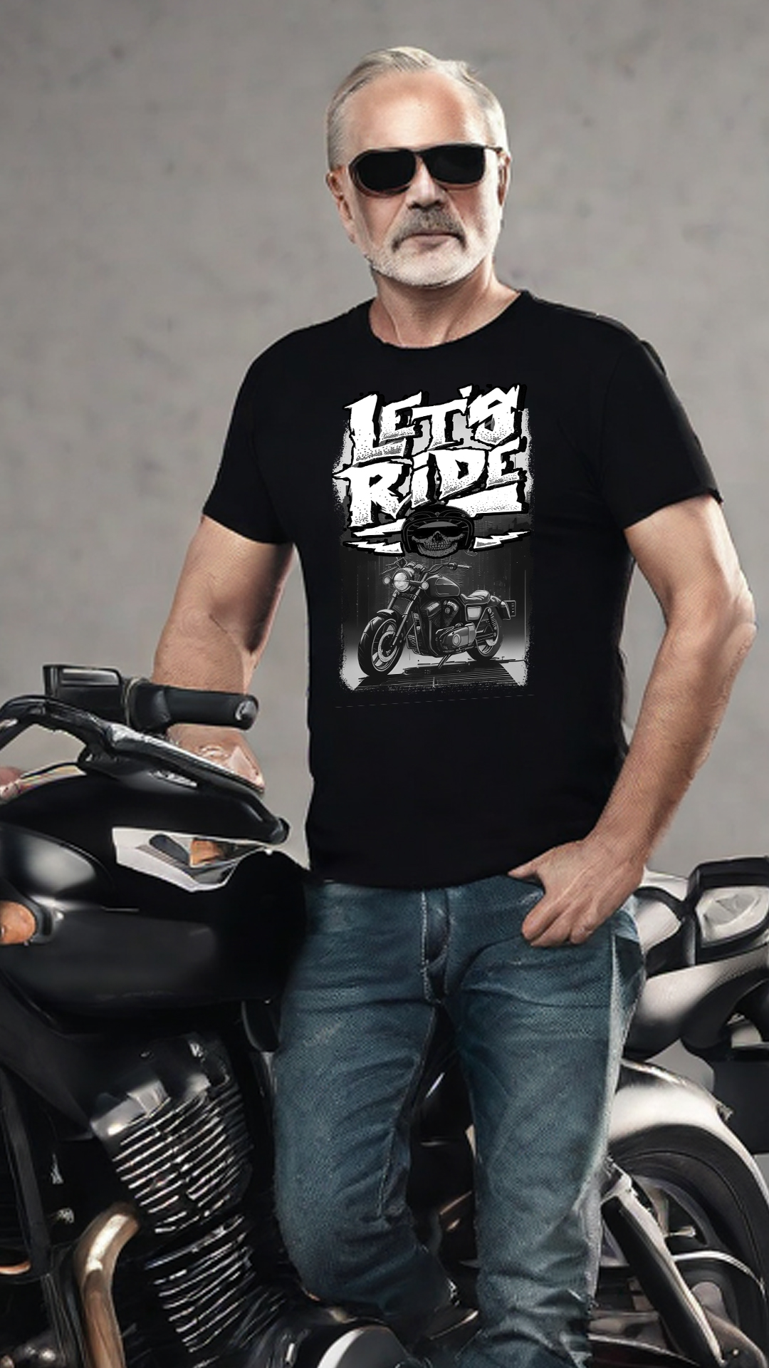 Nome do produto: CAMISETA LET\'S RIDE
