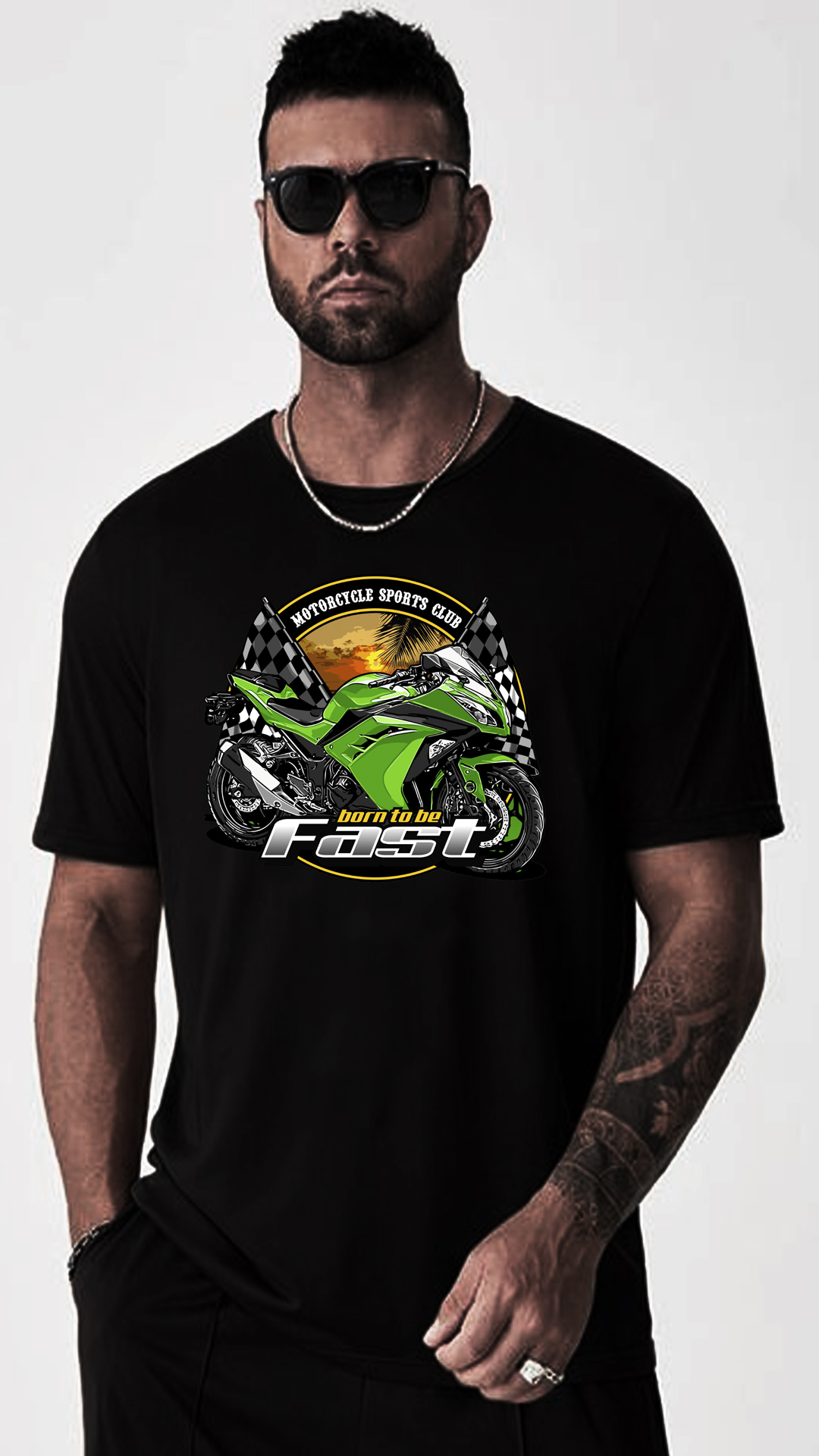 Nome do produto: CAMISETA KAWASAKI NINJA 300