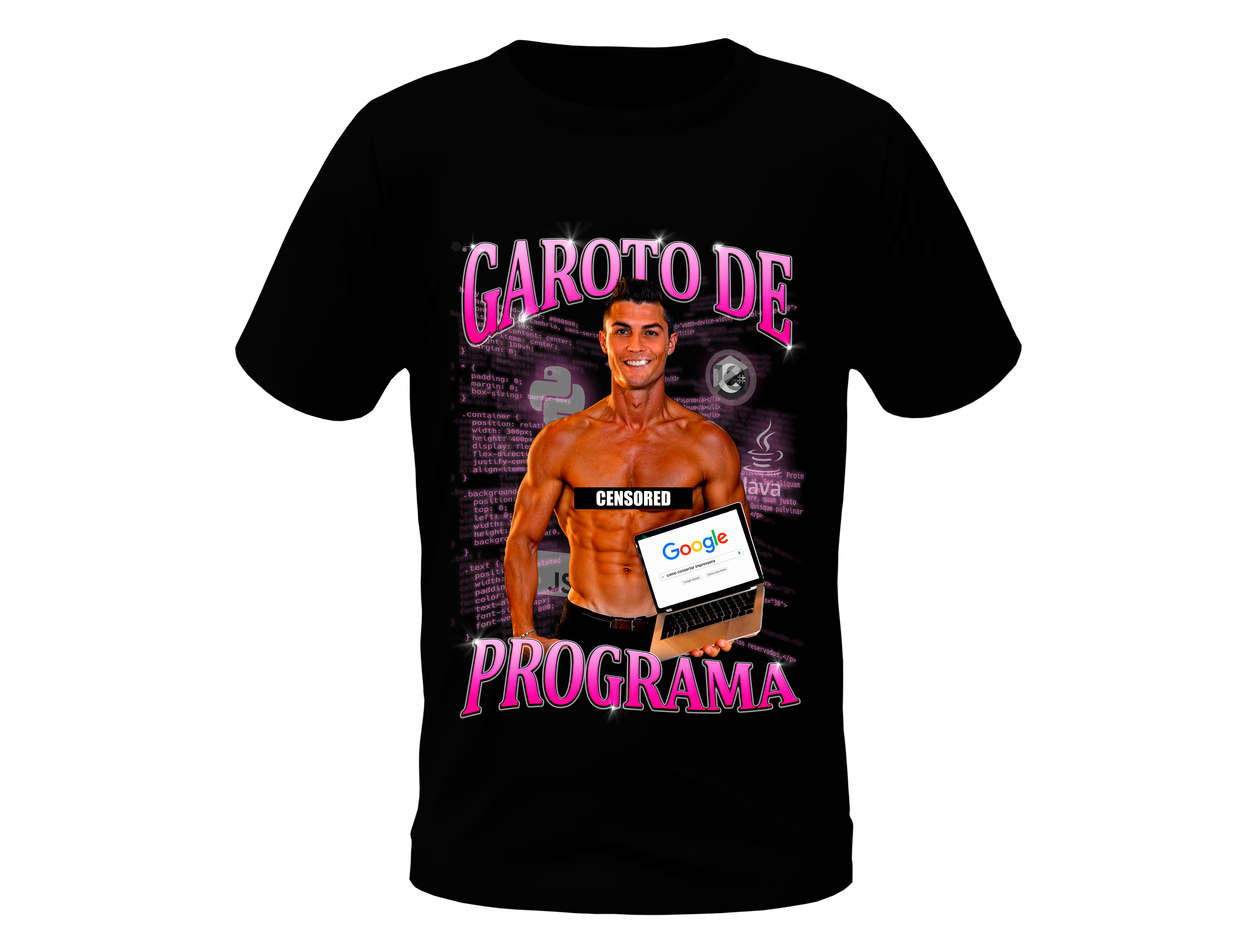Nome do produto: Camisa Garoto de Programa - CR7