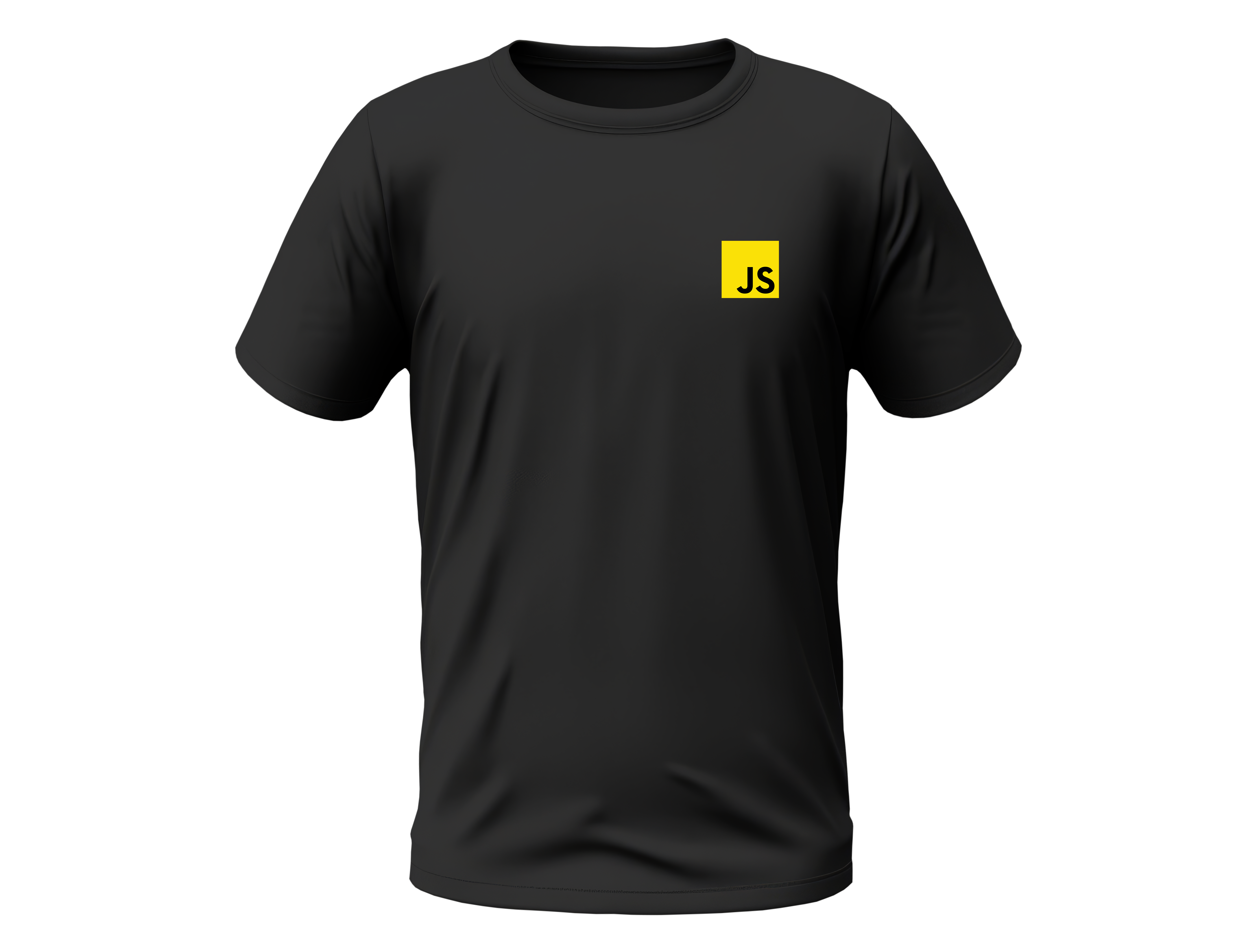 Nome do produto: Camisa JavaScript - Logo canto