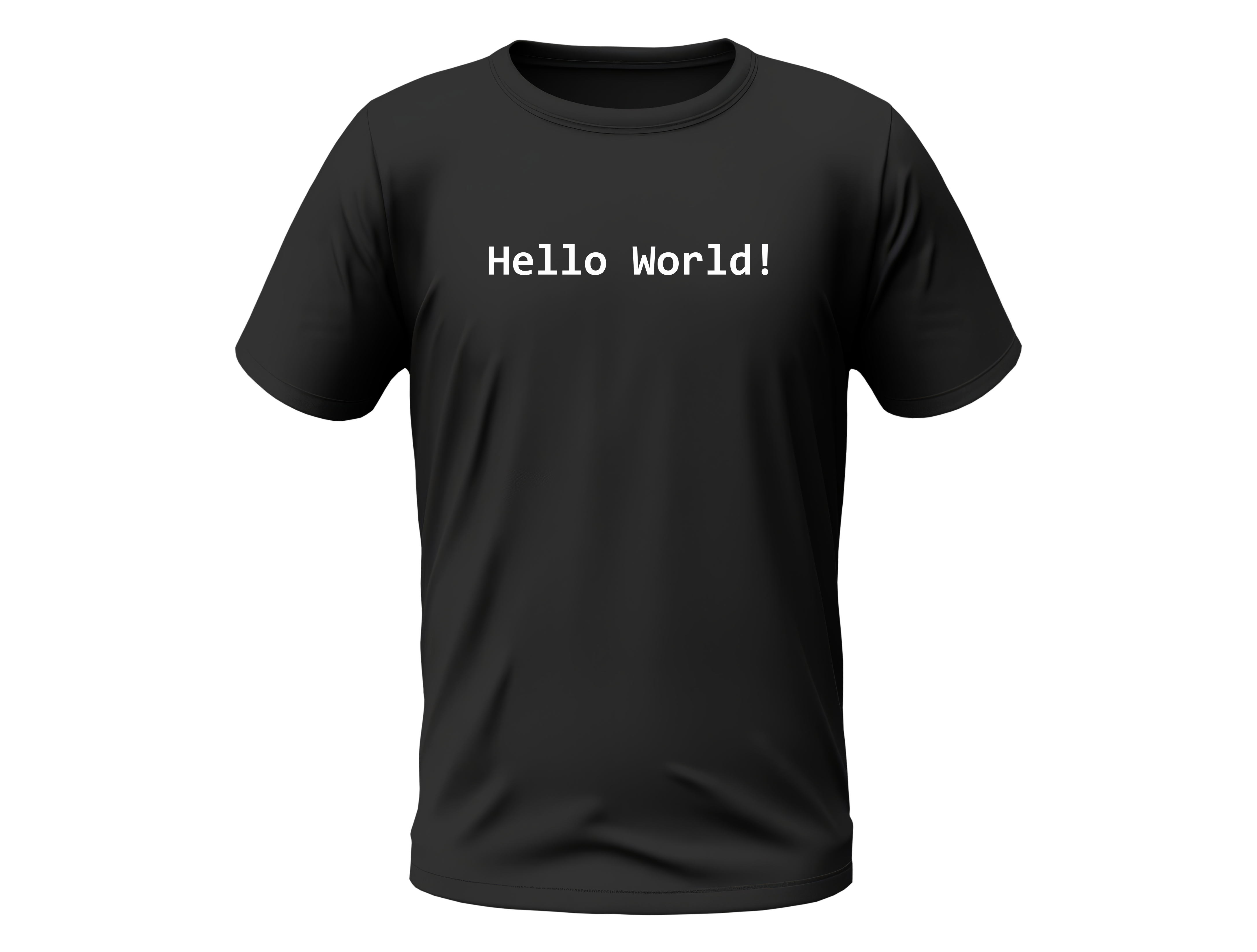 Nome do produto: Camisa Hello World Preta
