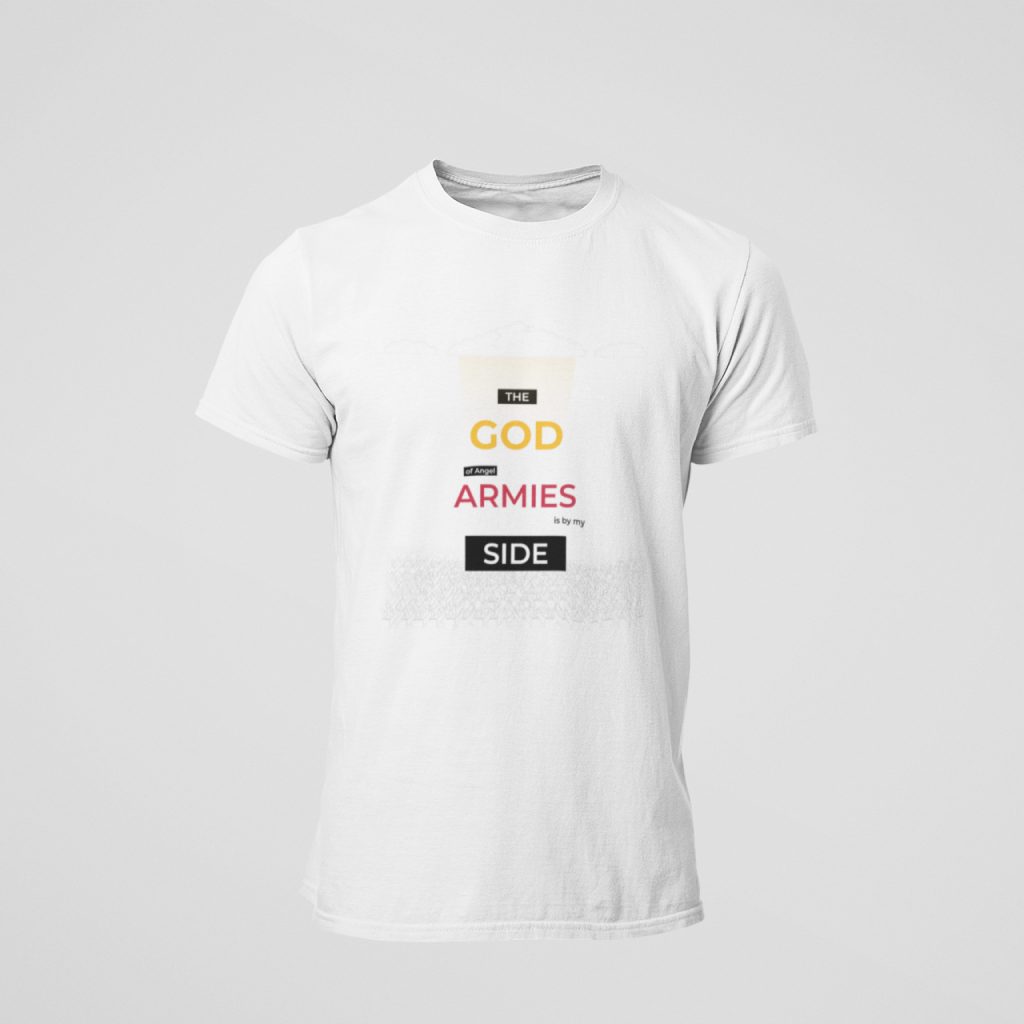 Nome do produto: The God of angel armies is by my side