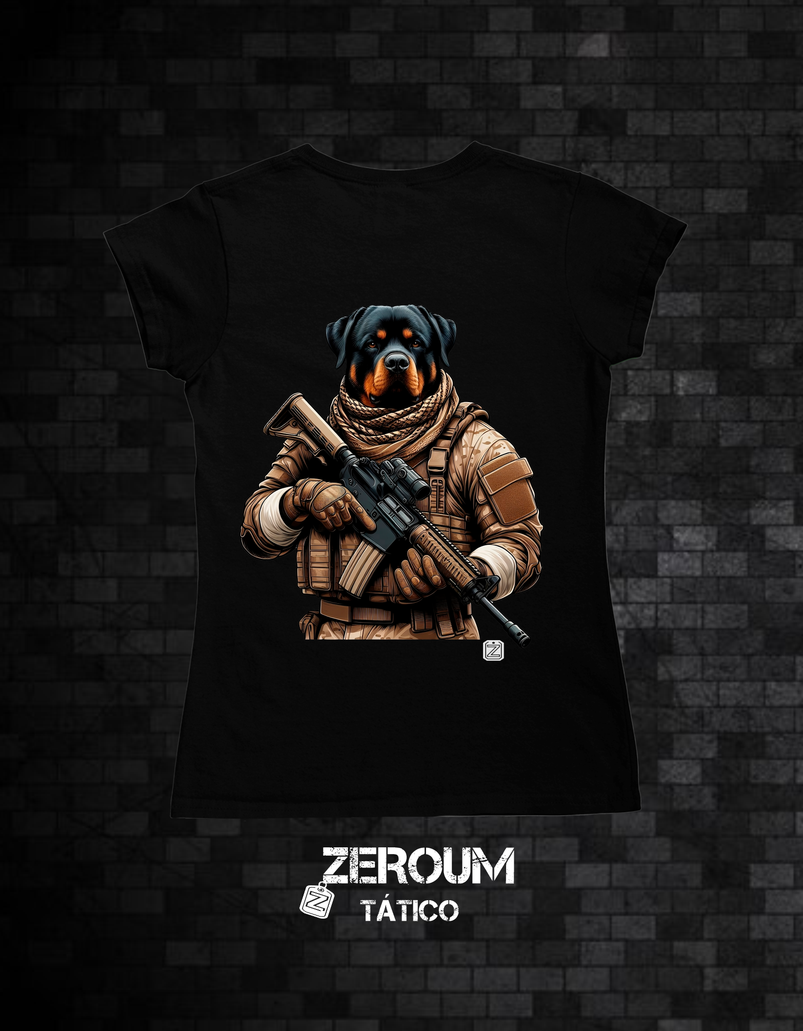 Nome do produto: BABY LONG ROTTWEILER TÁTICO 