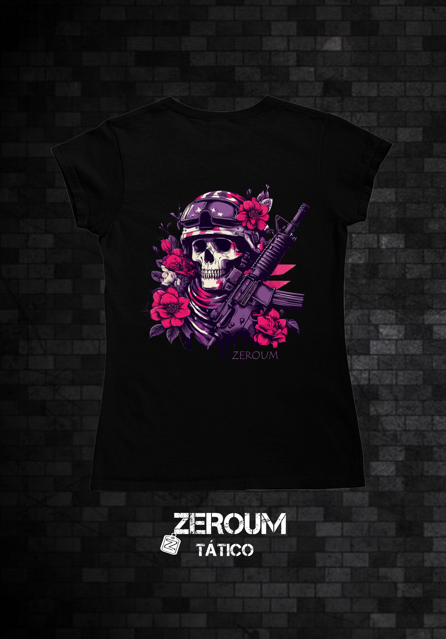 Nome do produto: BABY LONG CAVEIRA COLOR