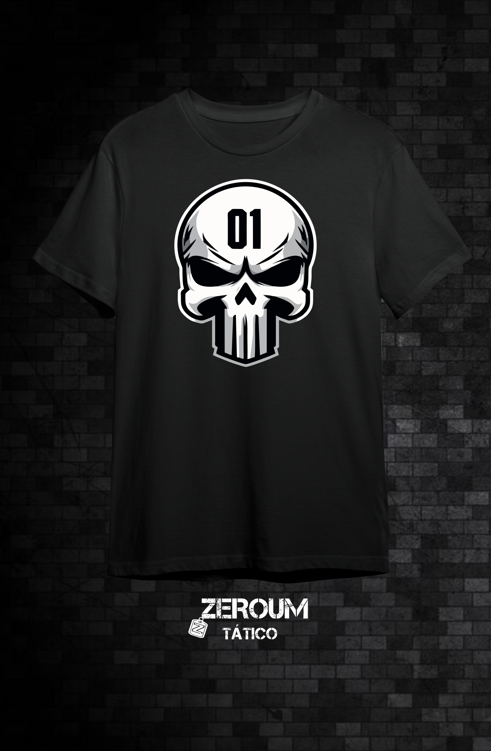 Nome do produto: T SHIRT Justiceiro ZEROUM
