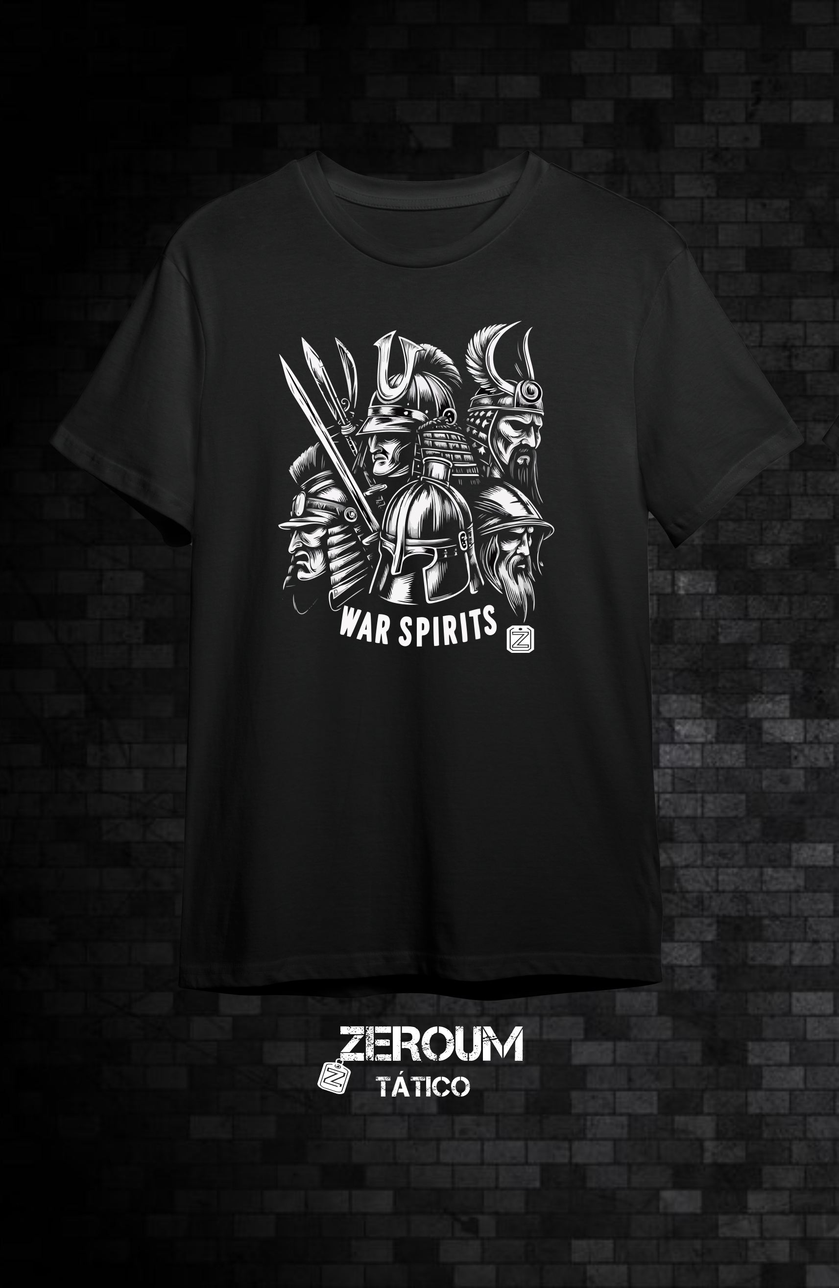 Nome do produto: T SHIRT ESPIRITOS DA GUERRA 
