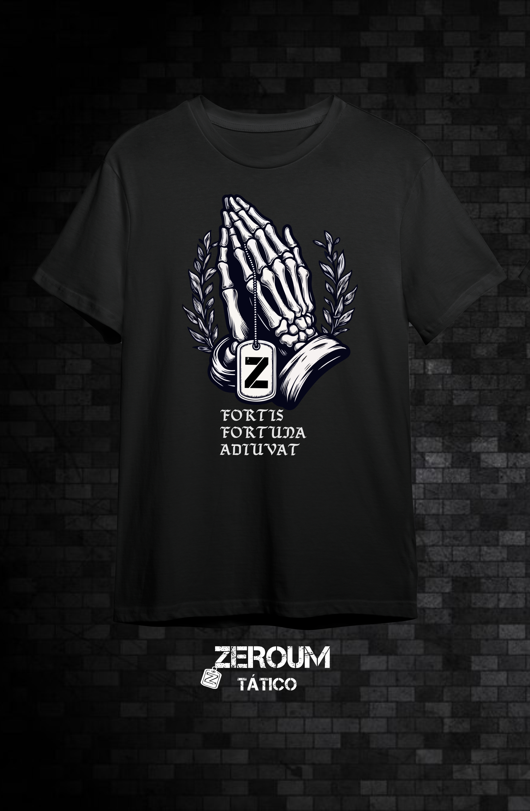 Nome do produto: T SHIRT FORTIS FORTUNA ADIUVAT