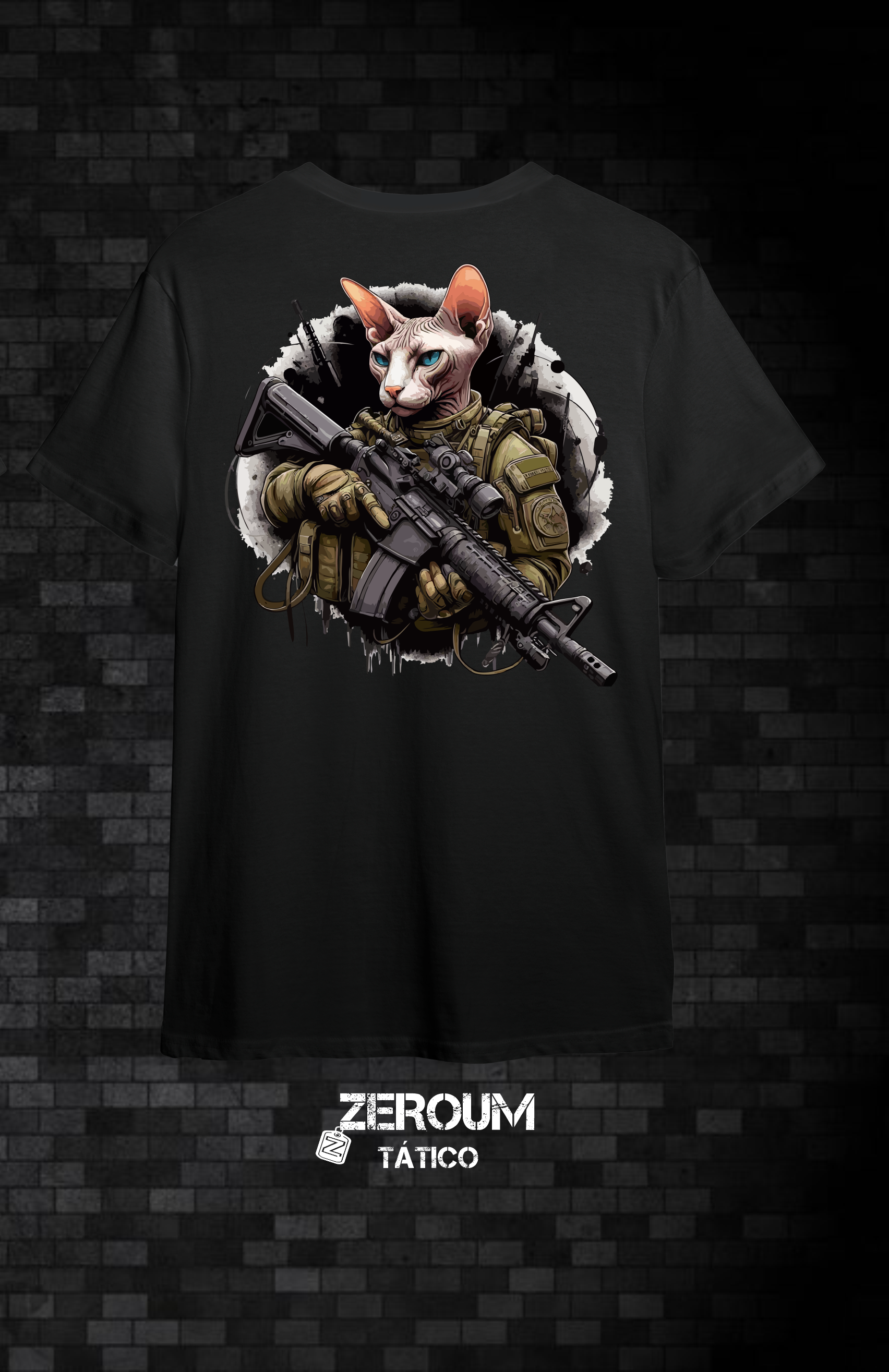 Nome do produto: T SHIRT SPHYNX - ESTAMPA COSTAS