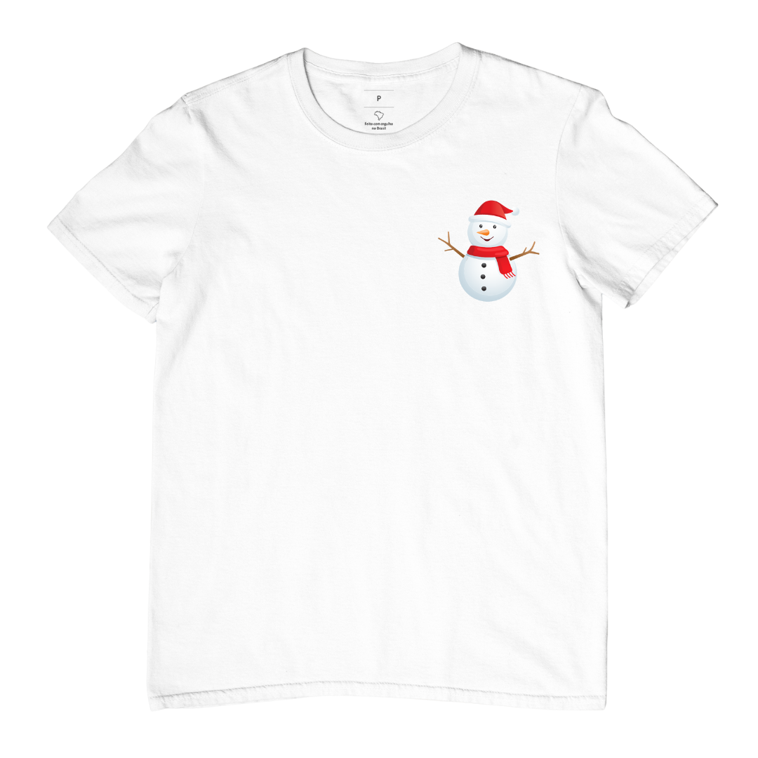 Nome do produto: Camiseta | Boneco de Neve ⛄