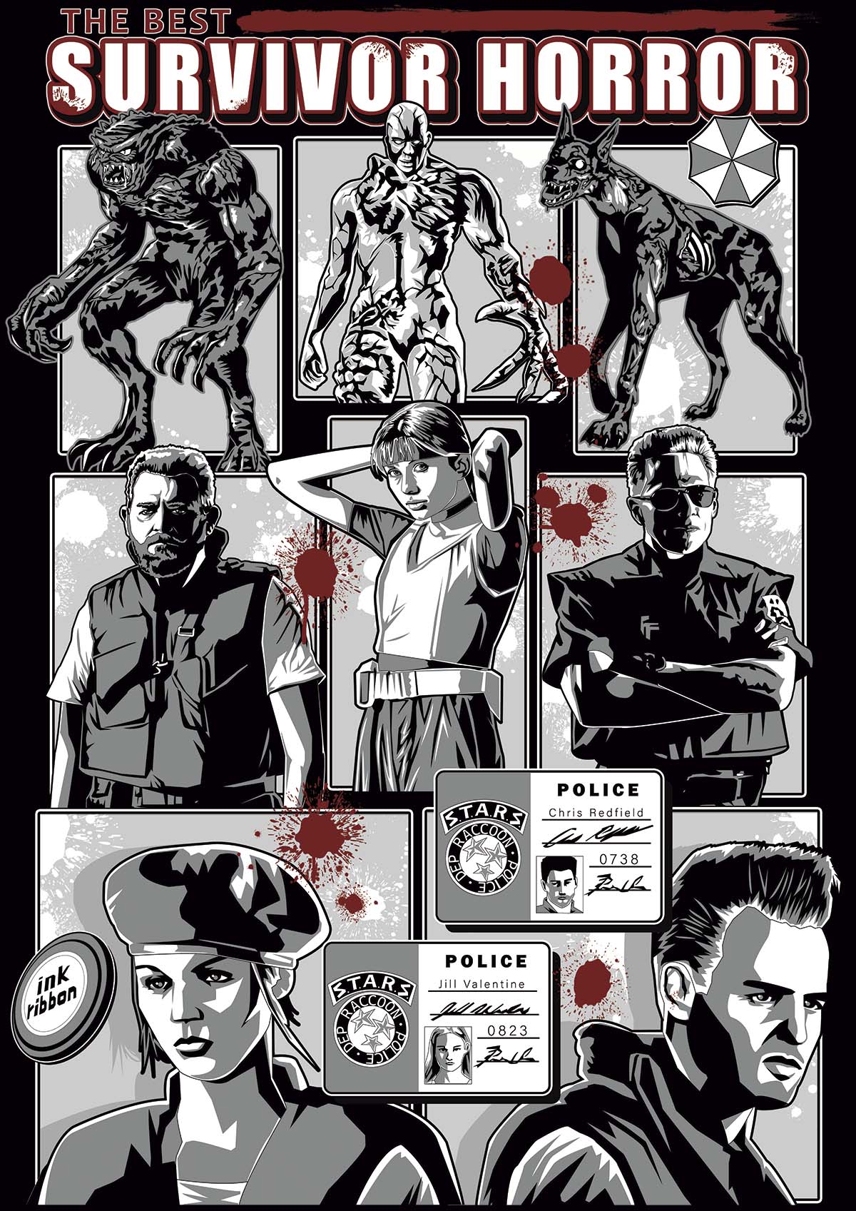 Nome do produto: Camiseta Resident Evil 1