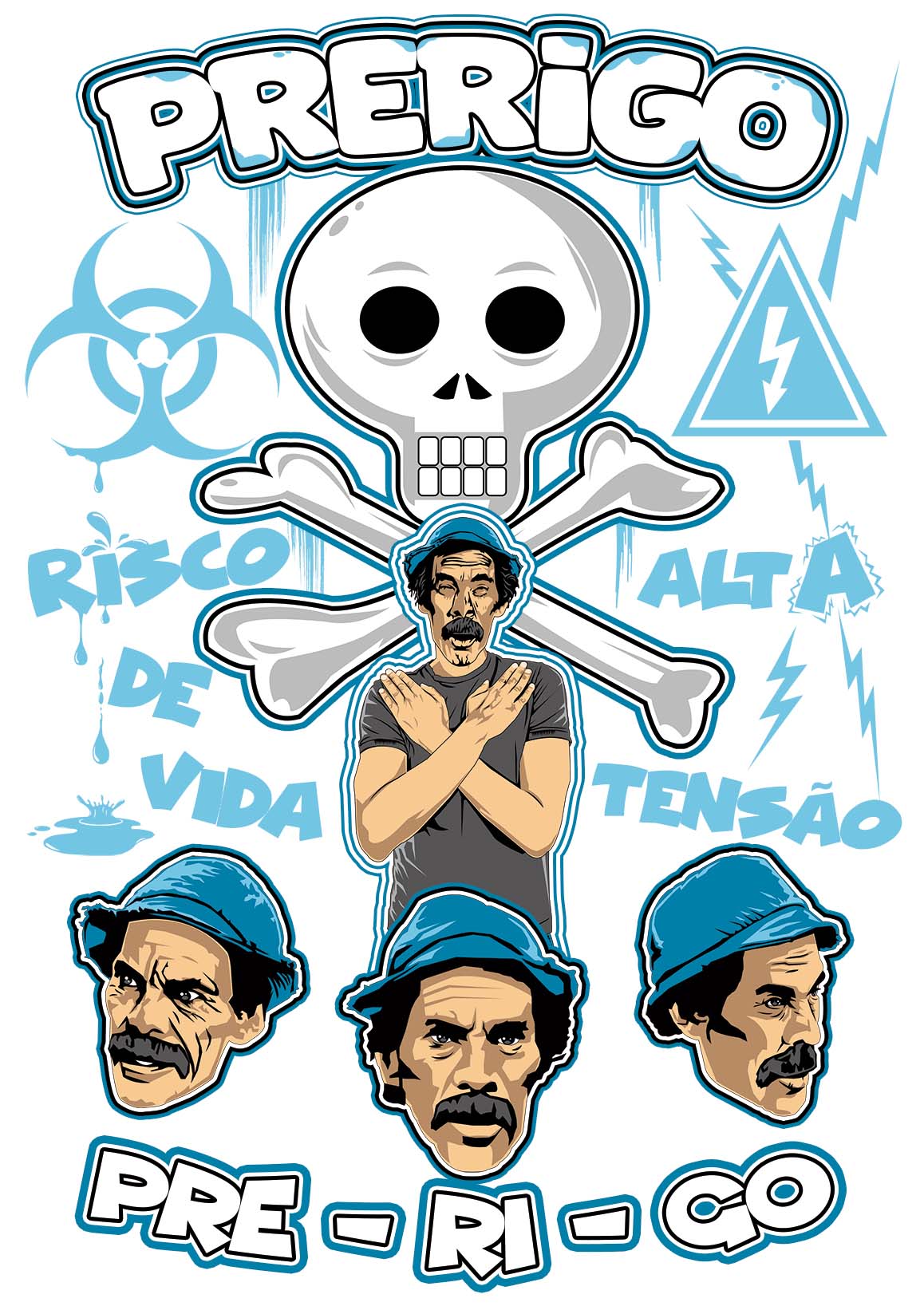 Nome do produto: Camiseta Senhor Madruga (Pre-ri-go)