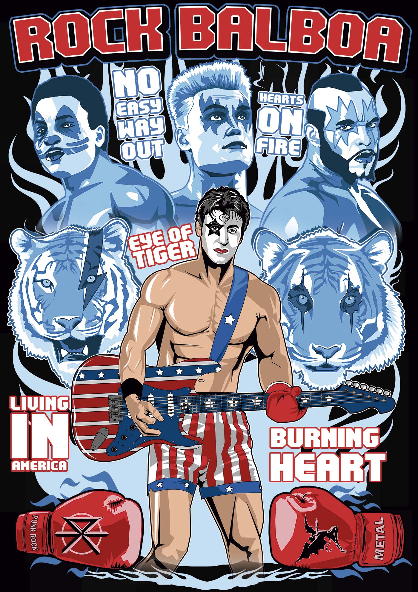 Nome do produto: Camiseta Rock (Rocky) Balboa