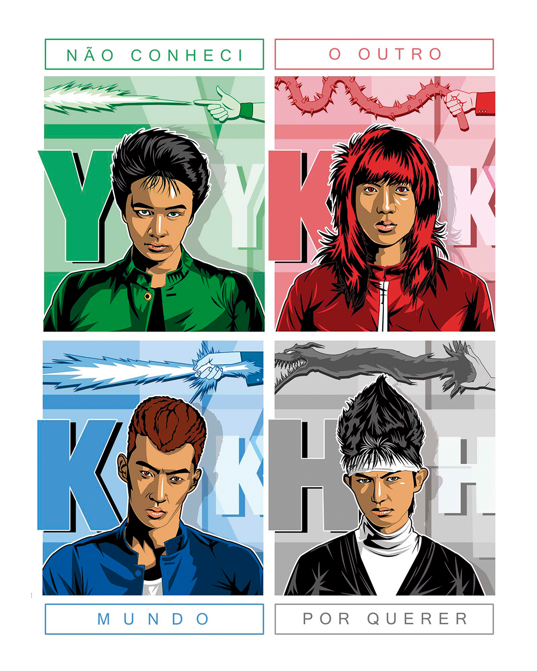 Nome do produto: Camiseta Yu Yu Hakusho