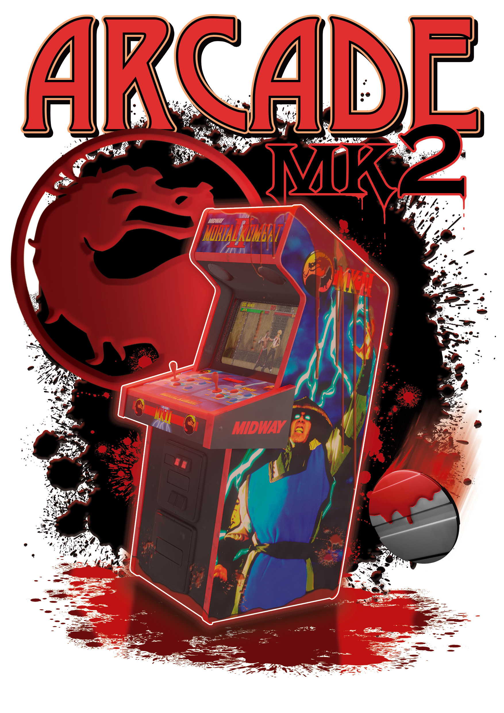 Nome do produto: Camisa MK2 Arcade brutal