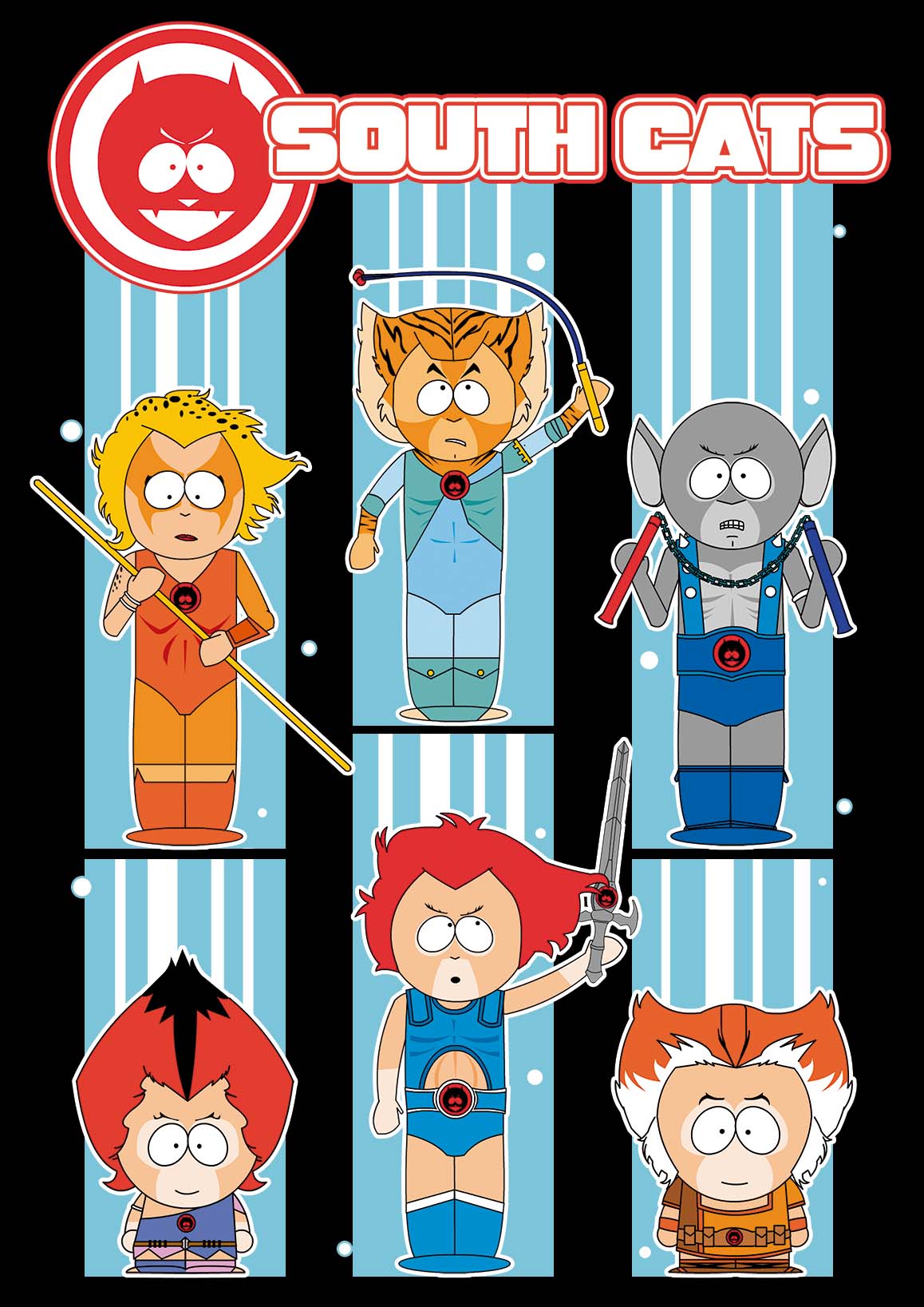 Nome do produto: Camiseta ThunderCats - SouthPark fusion
