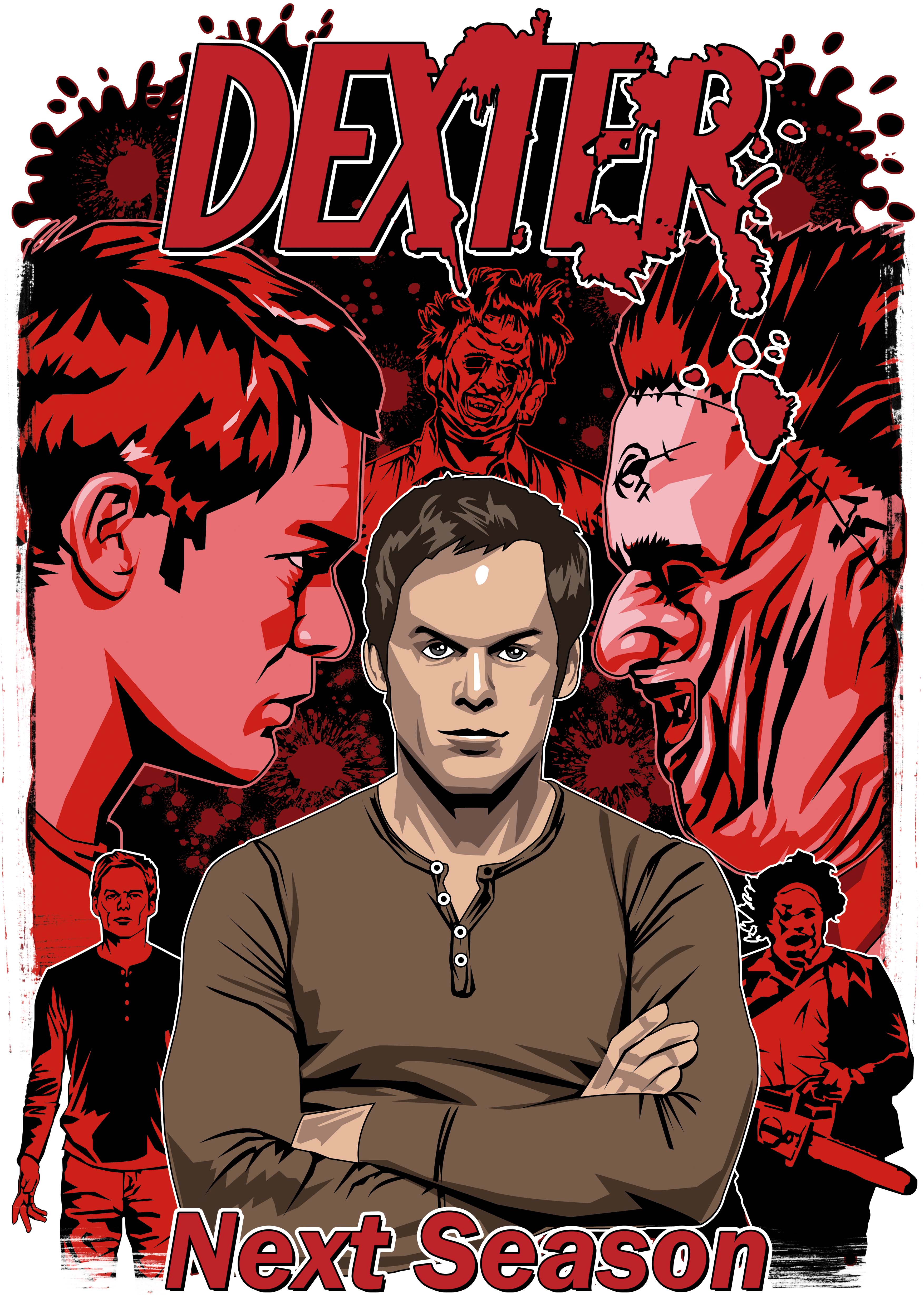 Nome do produto: Camiseta Dexter x LeatherFace