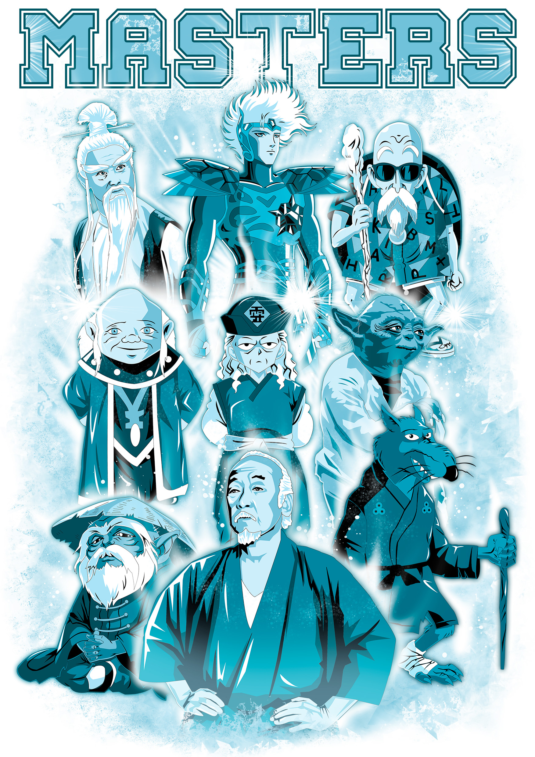 Nome do produto: Camiseta Mestres - Masters 