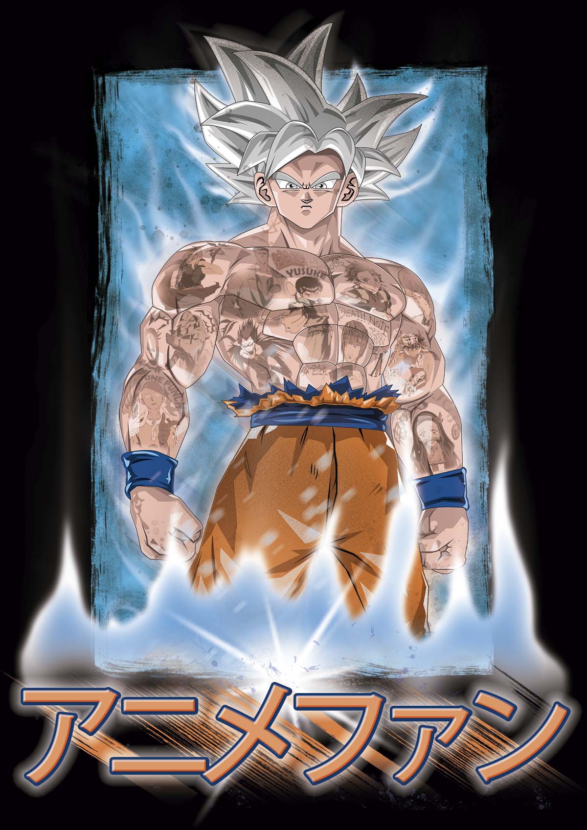 Nome do produto: Camiseta Goku Anime Fan (em Japonês)