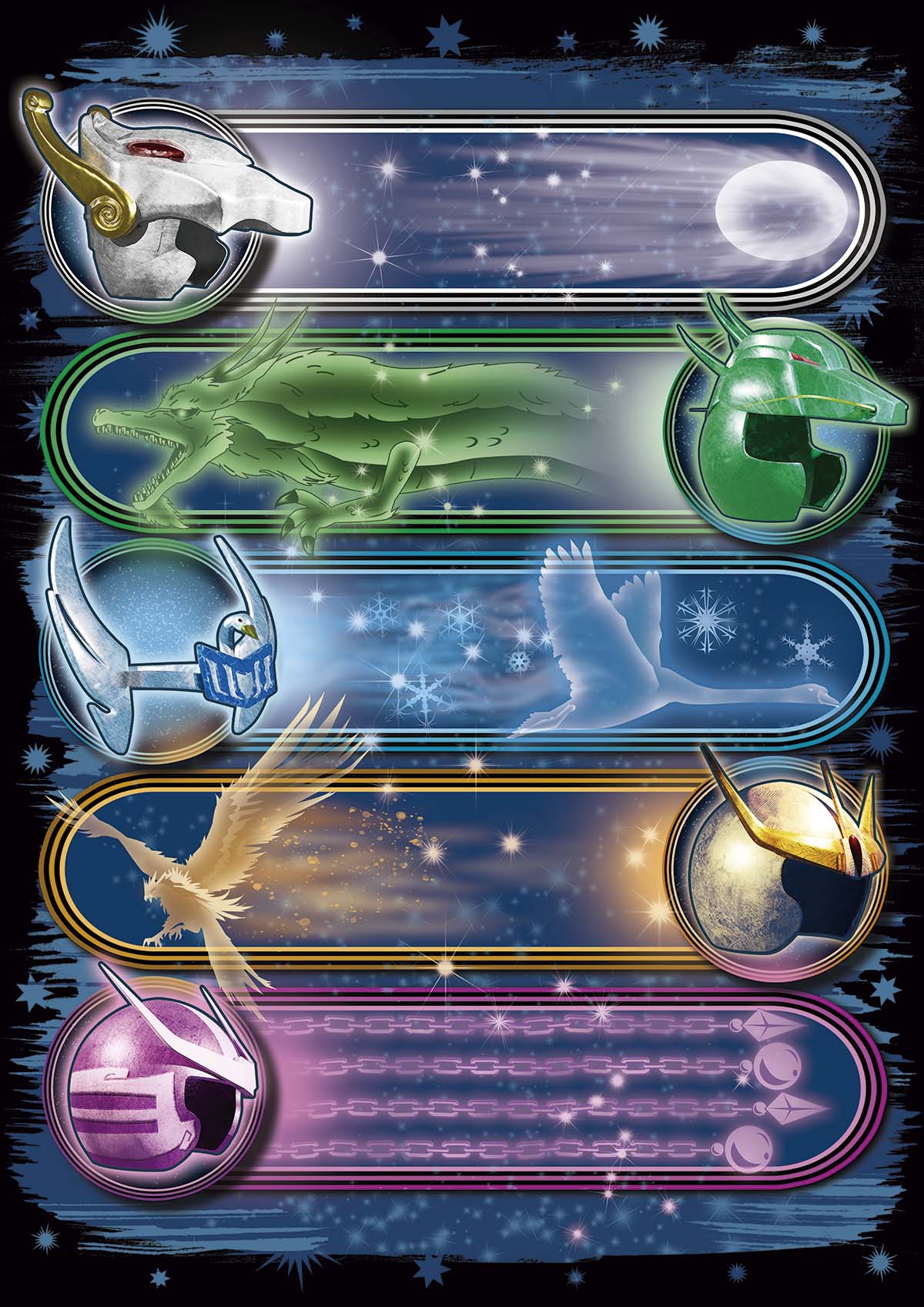 Nome do produto: Camiseta Cavaleiros do Zodíaco (Capacetes)