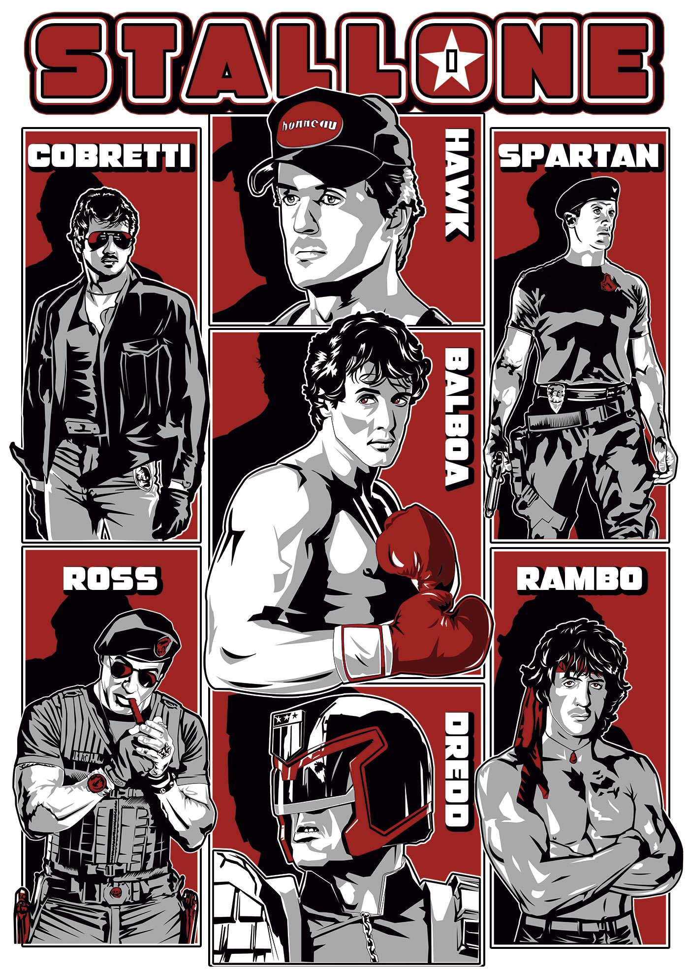 Nome do produto: Camiseta Stallone Clássicos