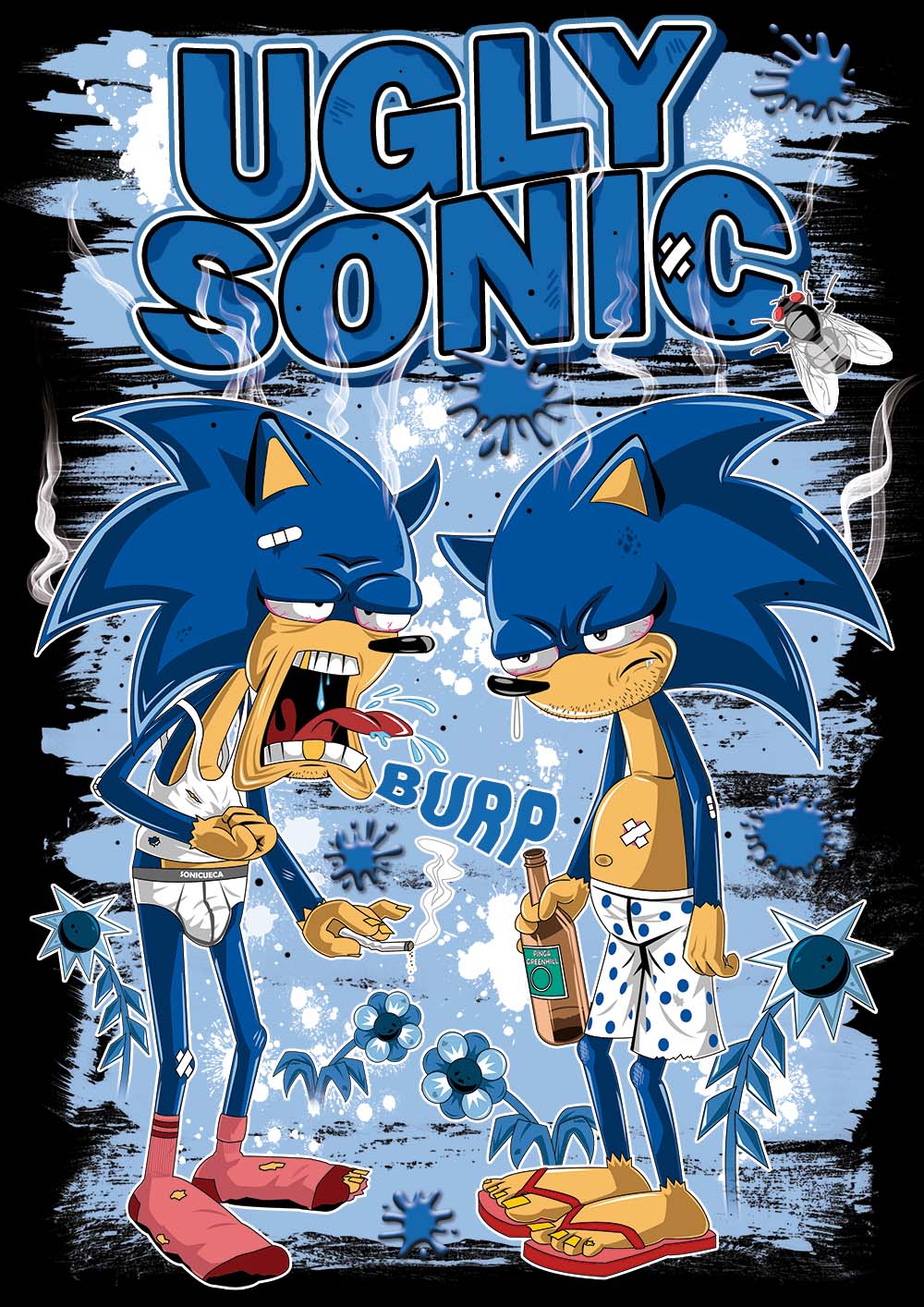 Nome do produto: Camiseta Ugly Sonic