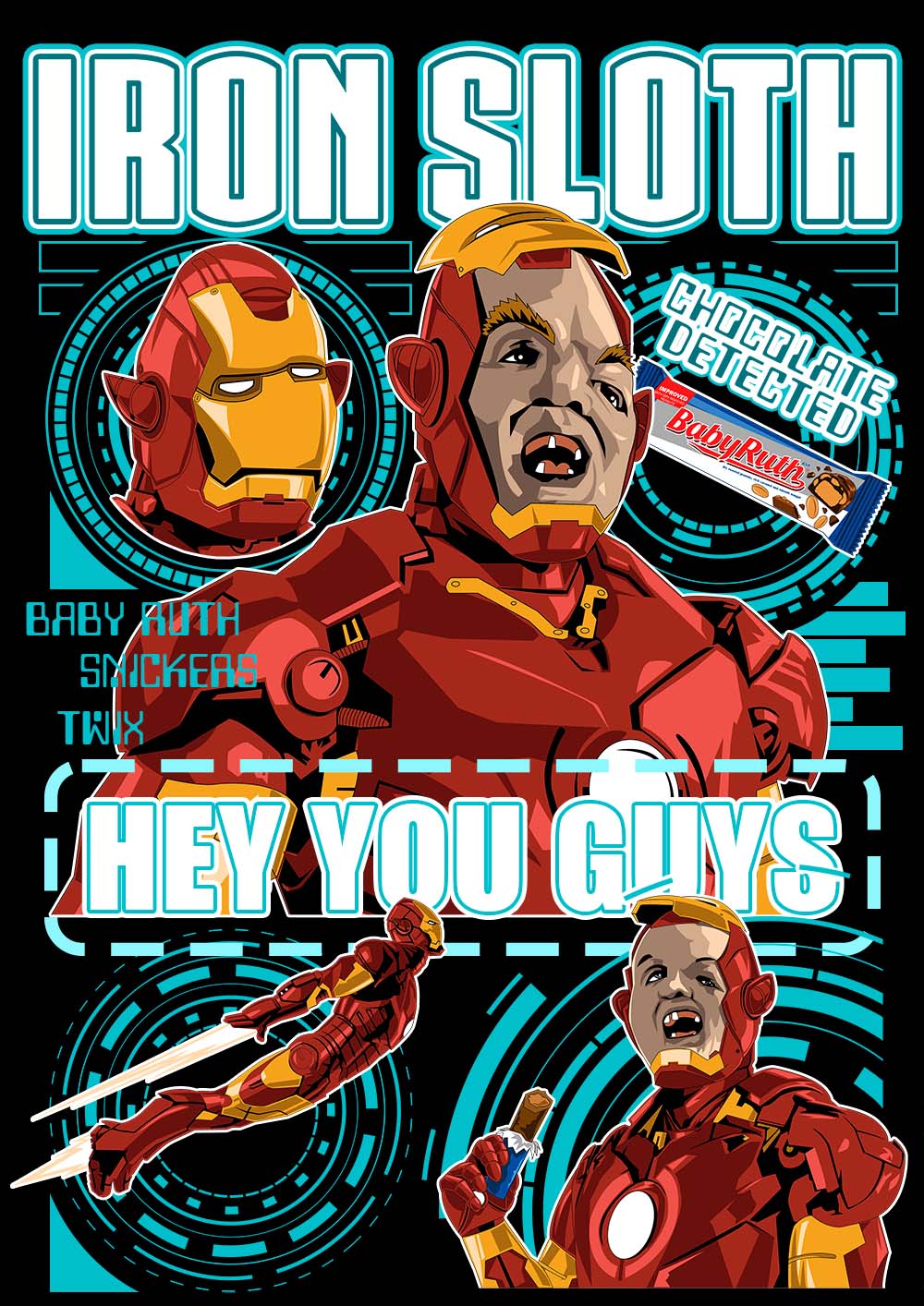 Nome do produto: Camiseta Goonies Iron Sloth 