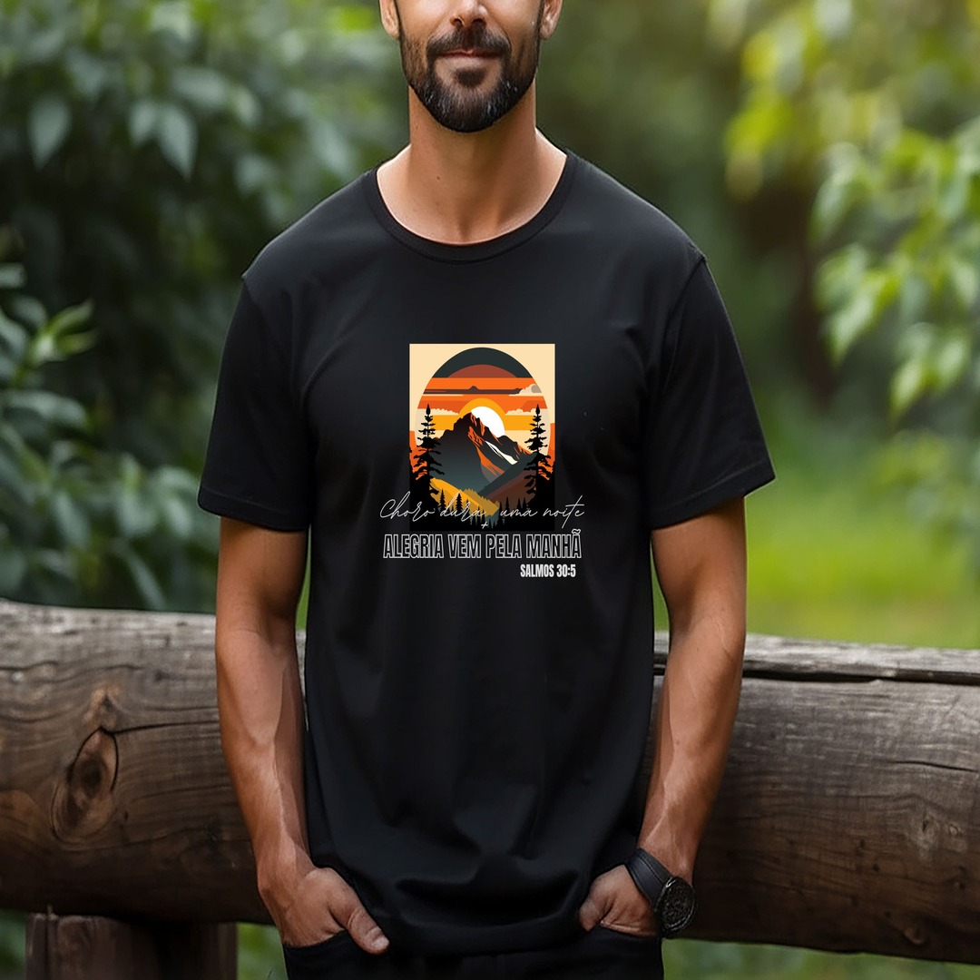 Nome do produto: Choro dura uma noite + Alegria vem pela manhã - Salmos 30:5