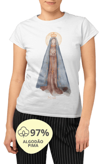 Camiseta Feminina Pima - Mãezinha Aparecida #02
