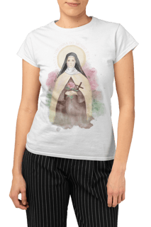 Camiseta Feminina - Santa Terezinha do Menino Jesus #01