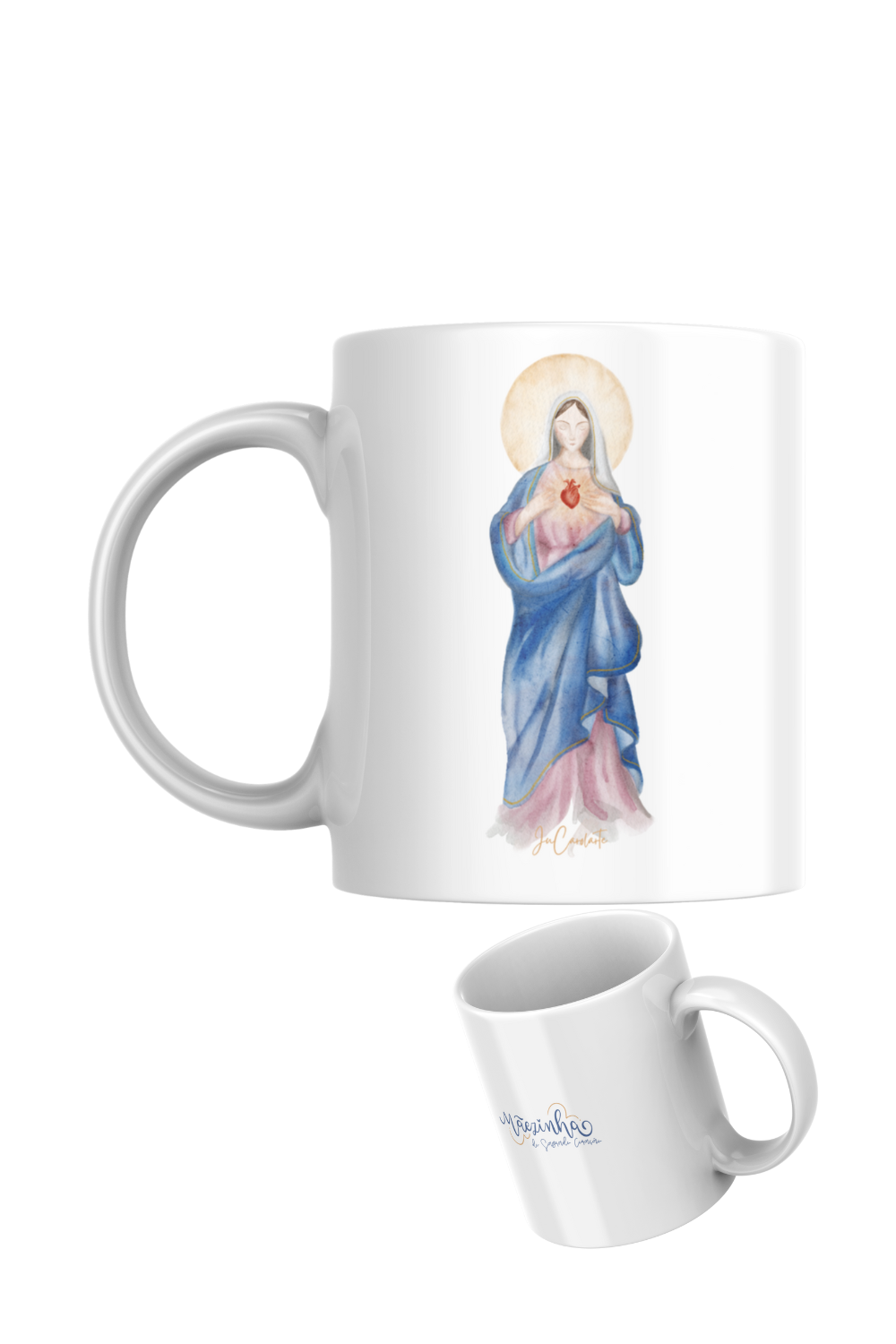 Caneca Mãezinha do Sagrado Coração 