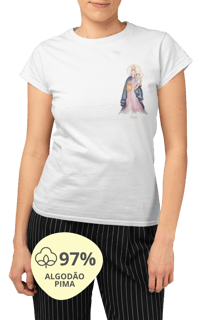 Camiseta Feminina Pima - Mãezinha da luz #02