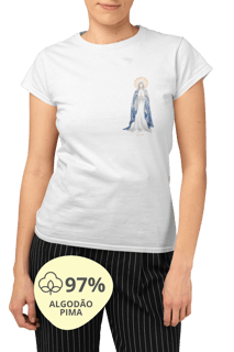 Camiseta Feminina Pima - Mãezinha das Graças #01