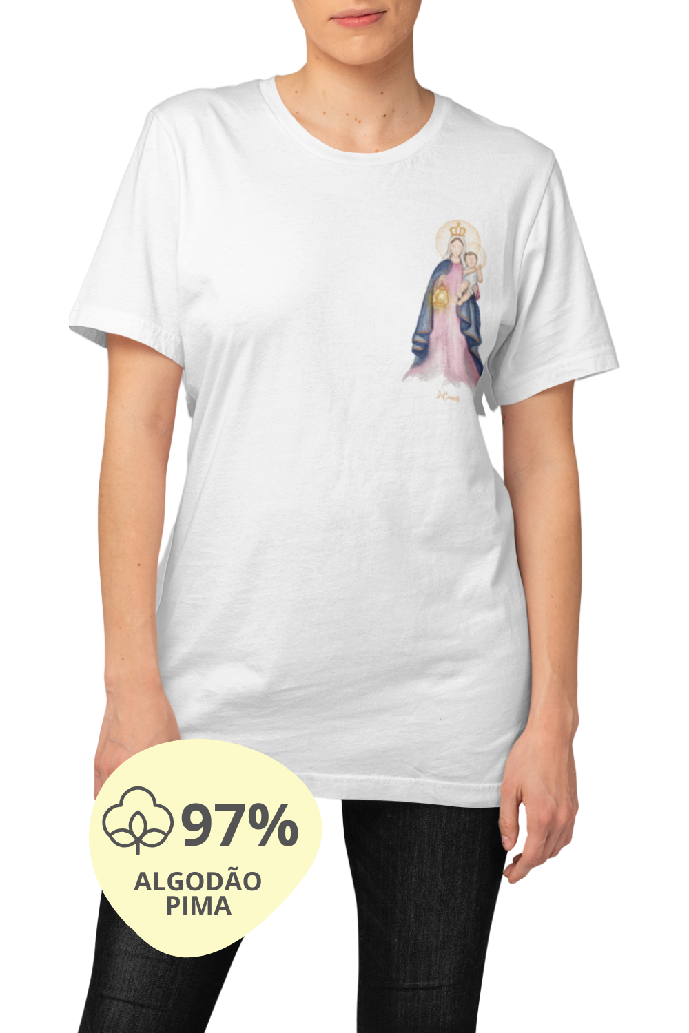 Camiseta Pima - Mãezinha da luz #02